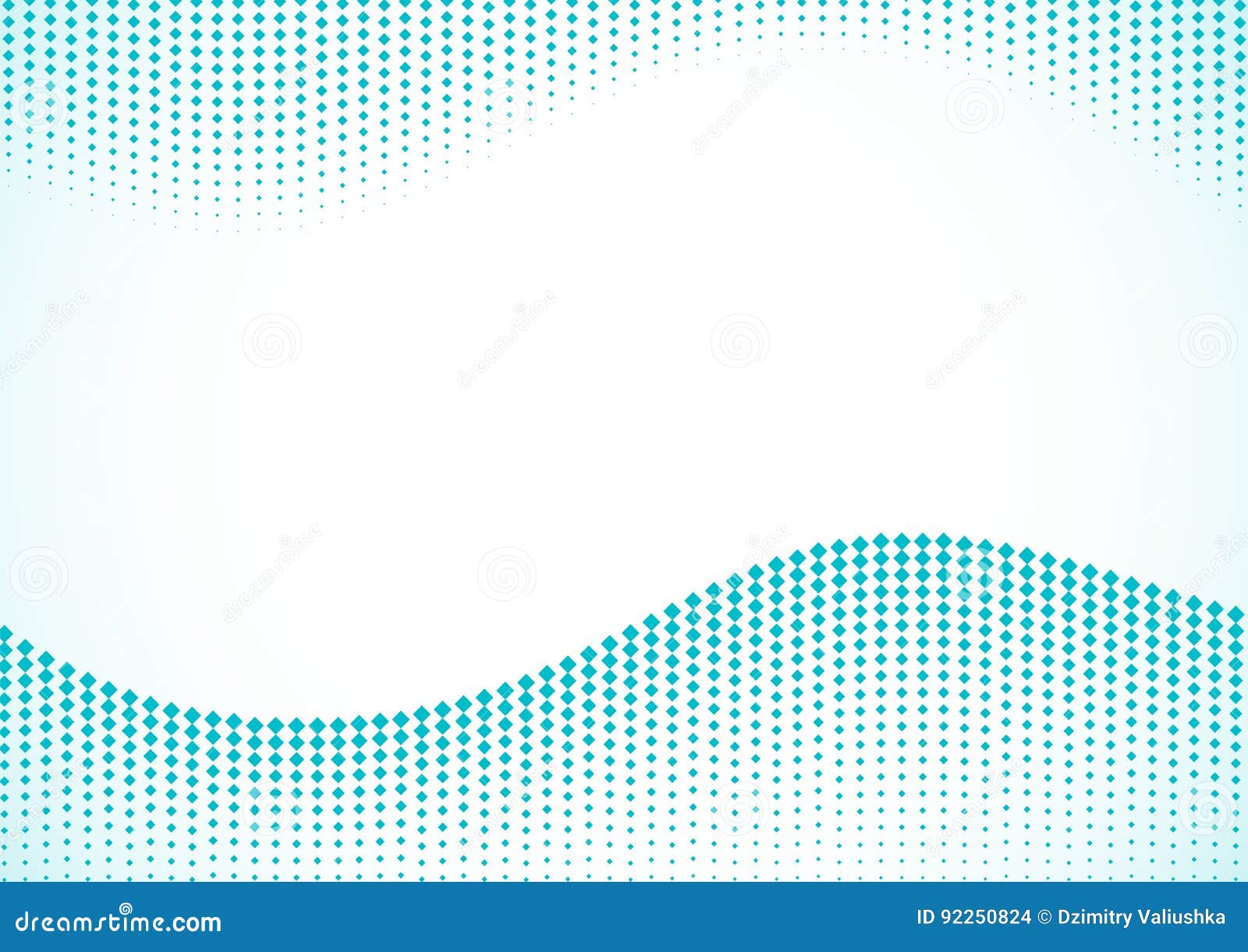 вектор текста космоса логоса иллюстрации halftone предпосылки голубой Волна вектора поставленная точки Smoot