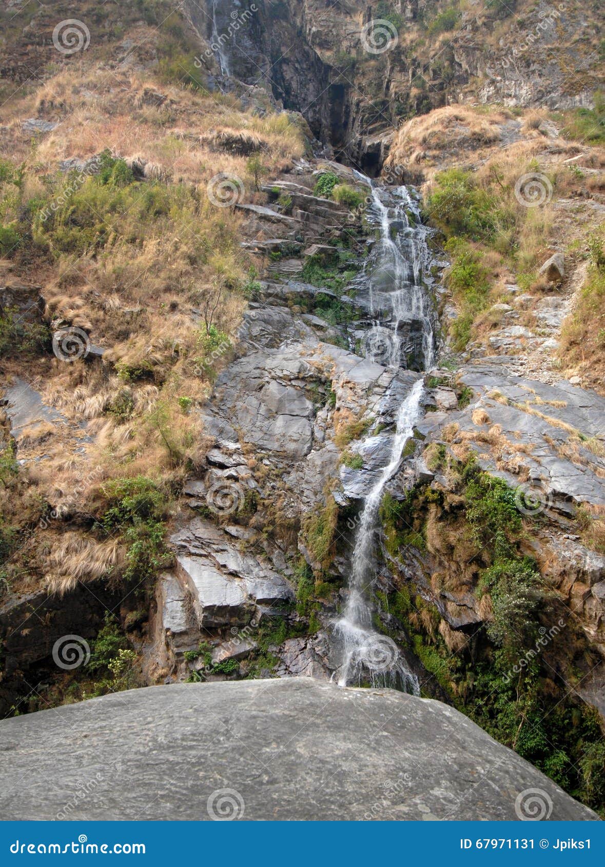 Водопады на цепи Annapurna, Непале