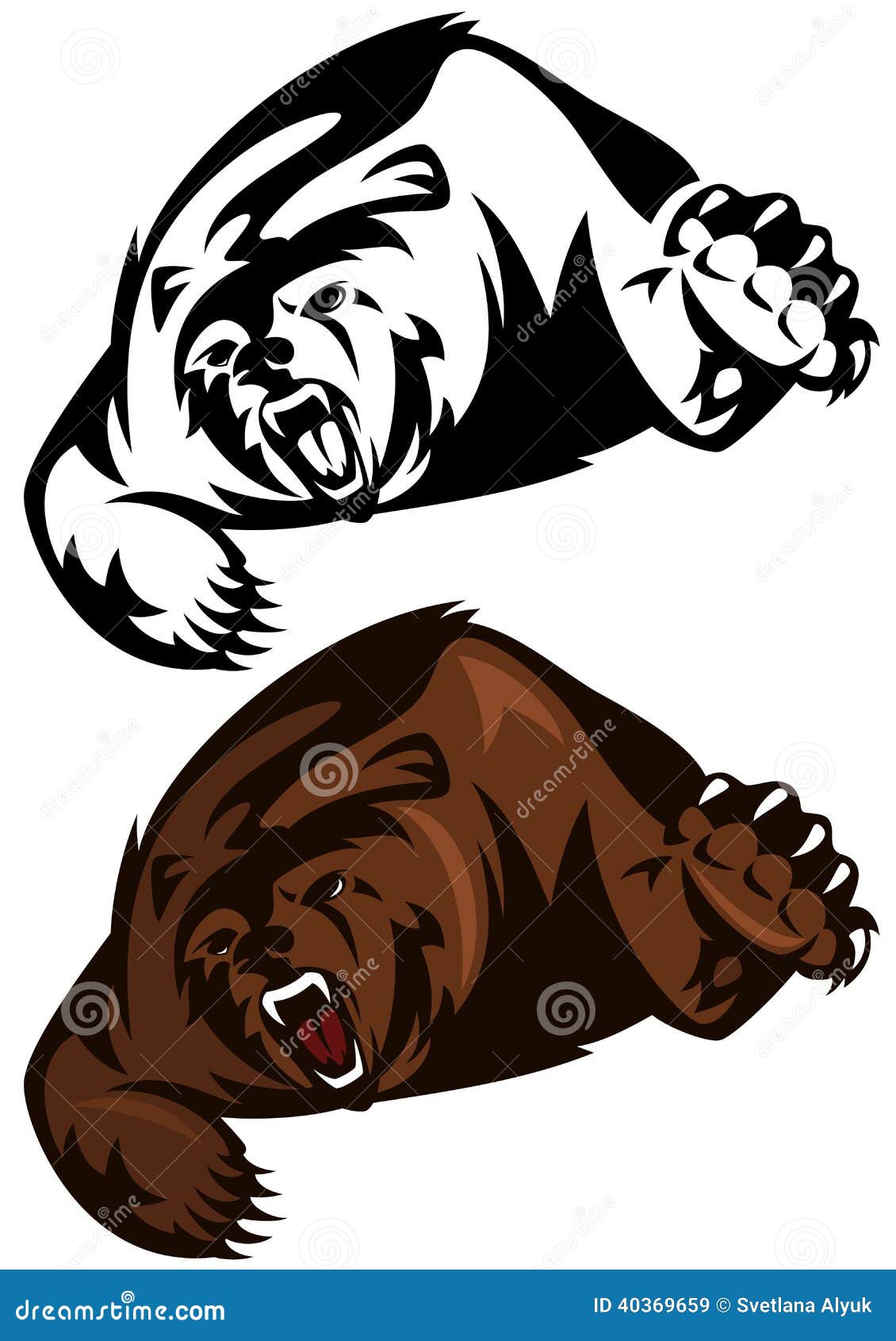 Лапа медведя логотип