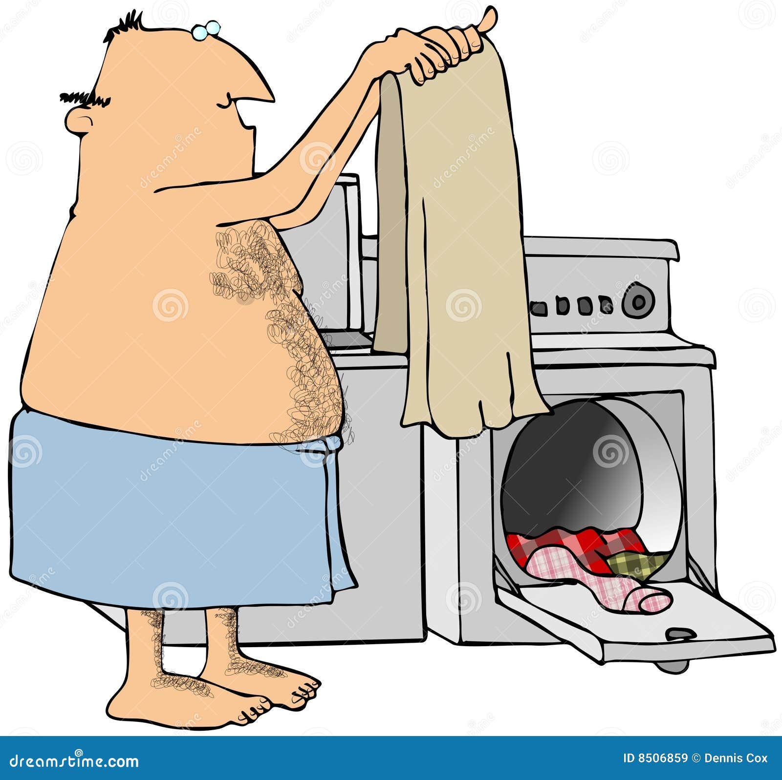 Карикатурная стиральная машина