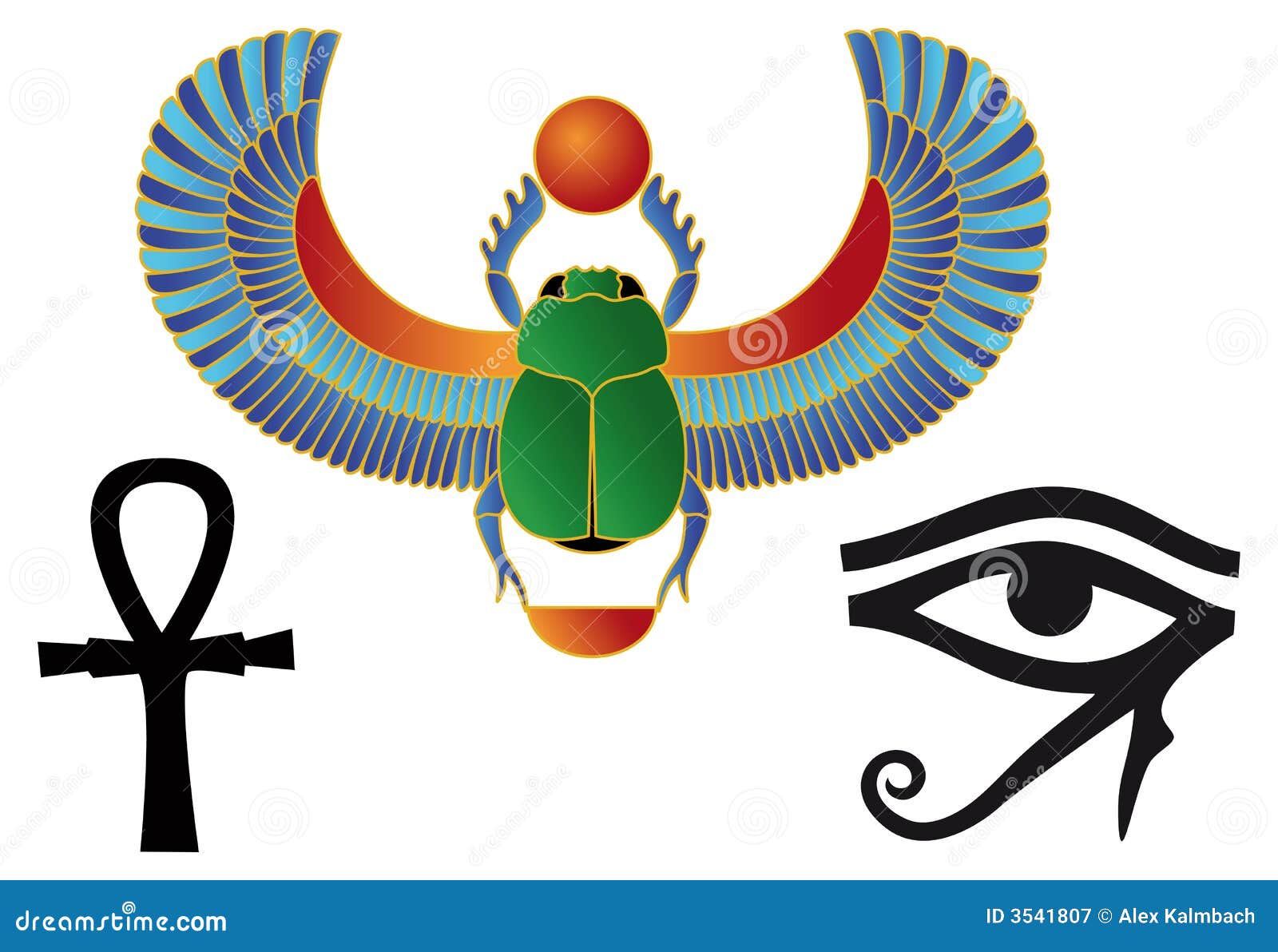 Выполнить эскиз украшения в стиле древнеегипетского искусства