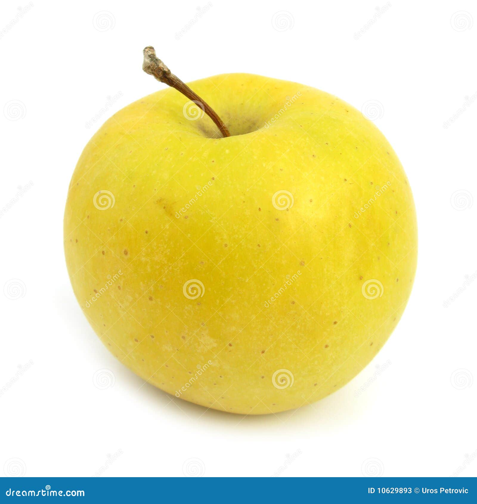 Рисунок яблоко желтое