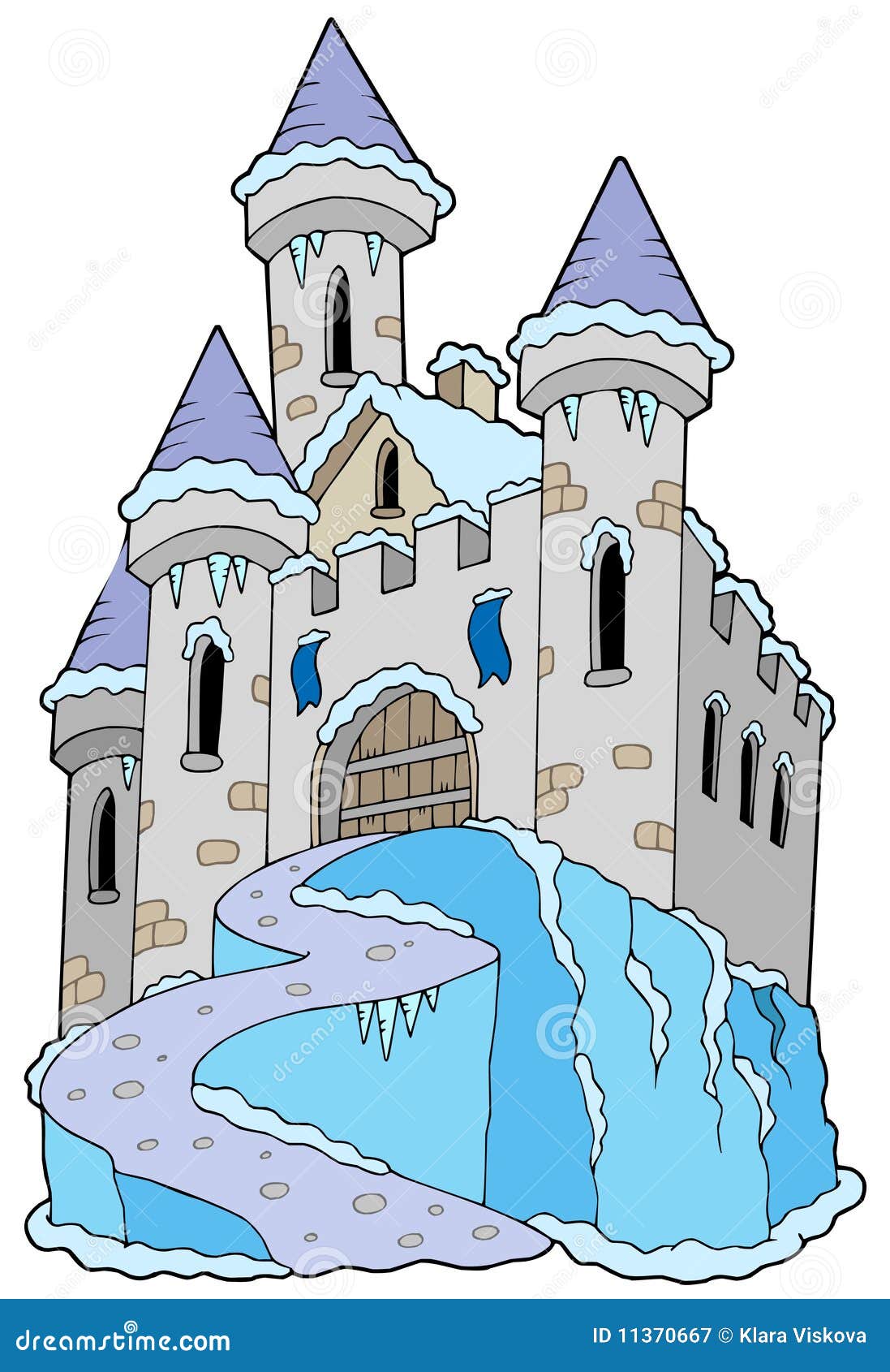 Снежный замок легкий
