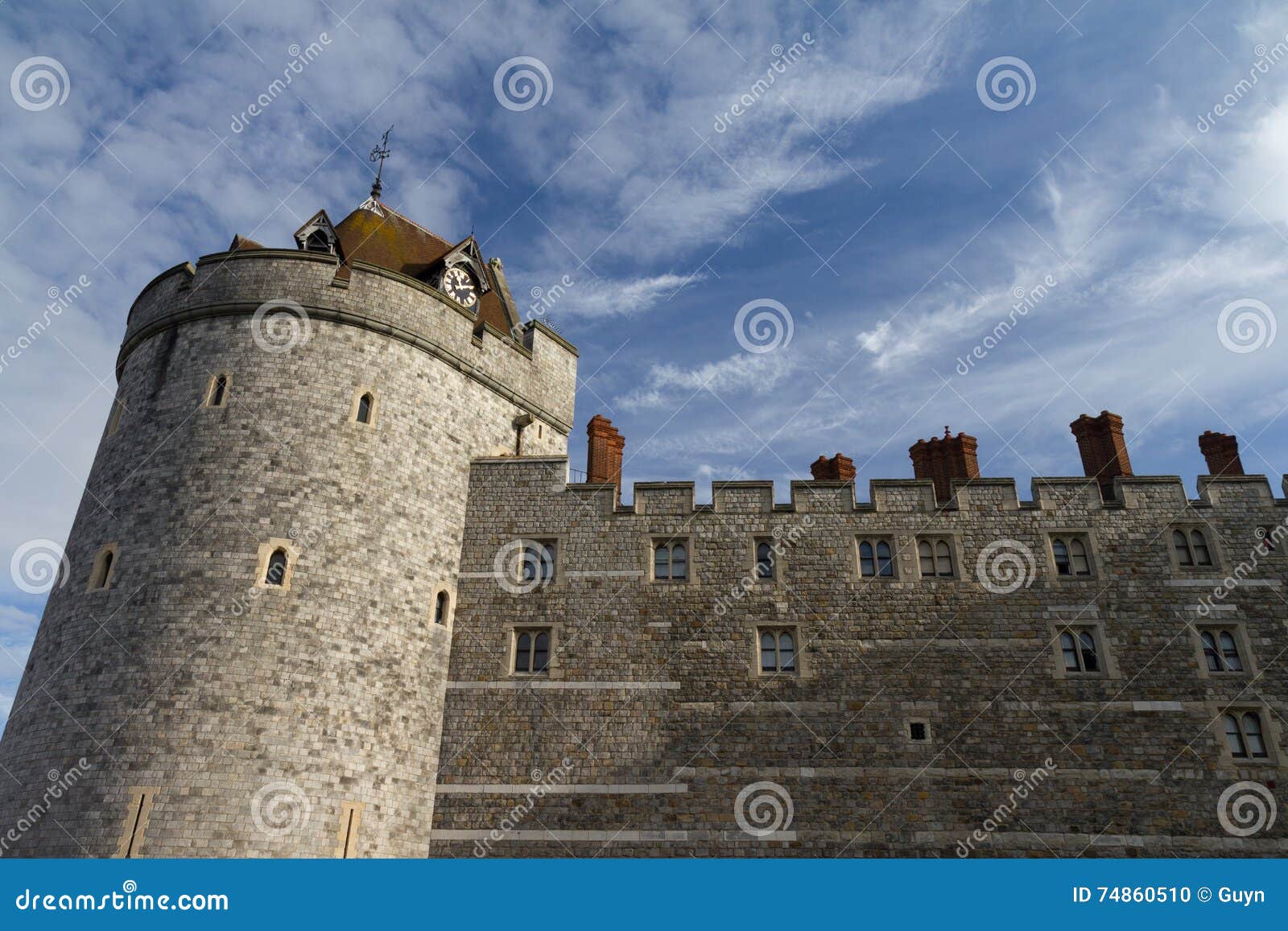 Замок Виндзора. Часть стены замка windsor