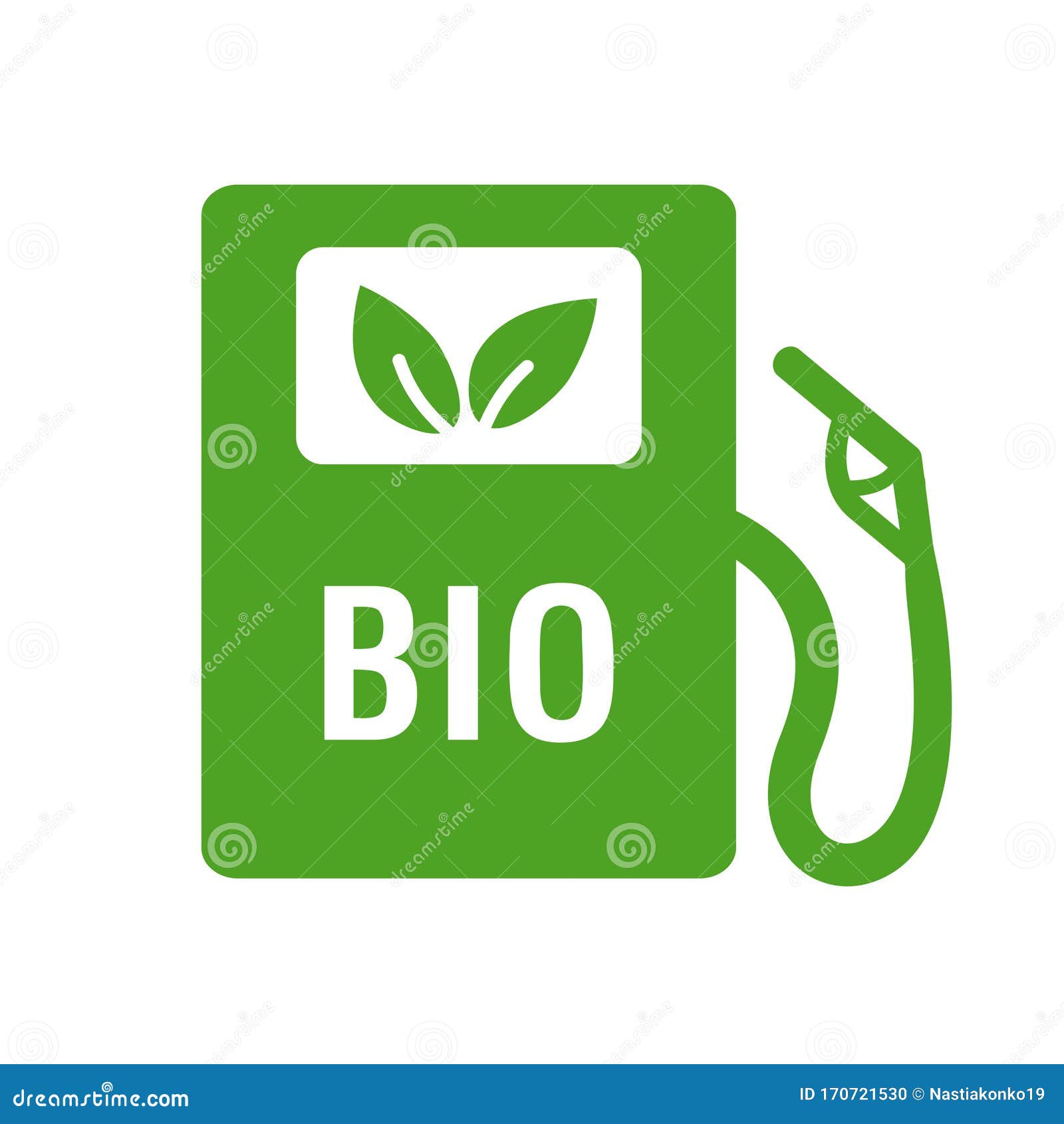 Заправка биотоплива. Топливо альтернативы значка вектора экологическое ...