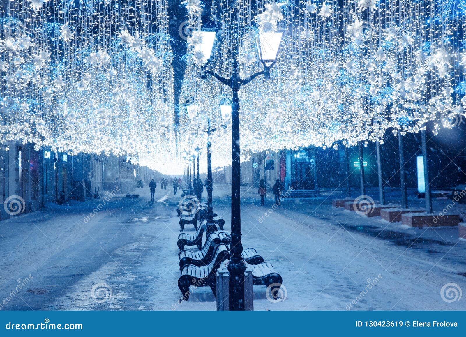 москва никольская зимой