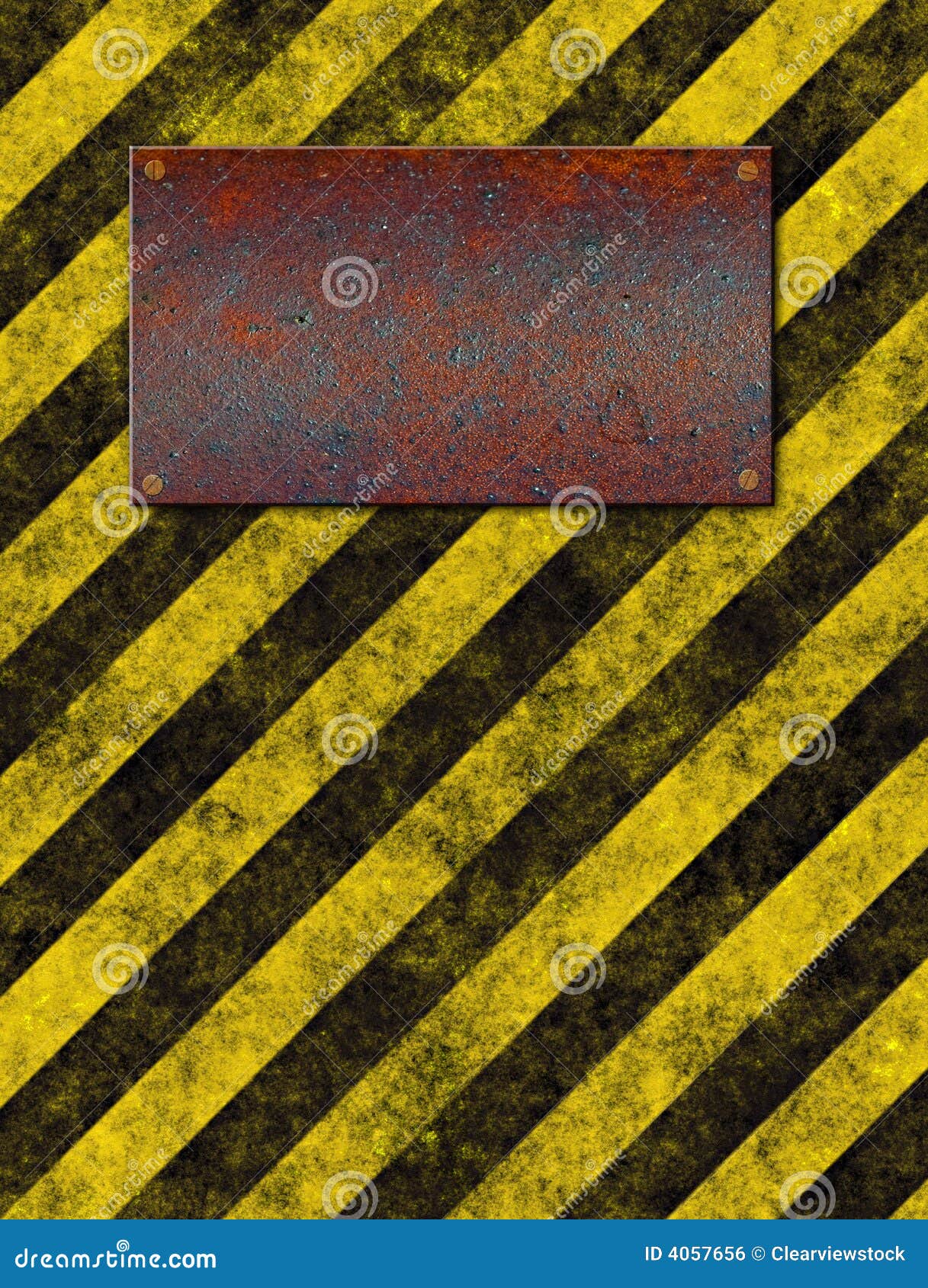 знак металлической пластинкы stripes предупреждение. металлическая пластинка grungy металла старая заржавела желтый цвет предупреждения знака