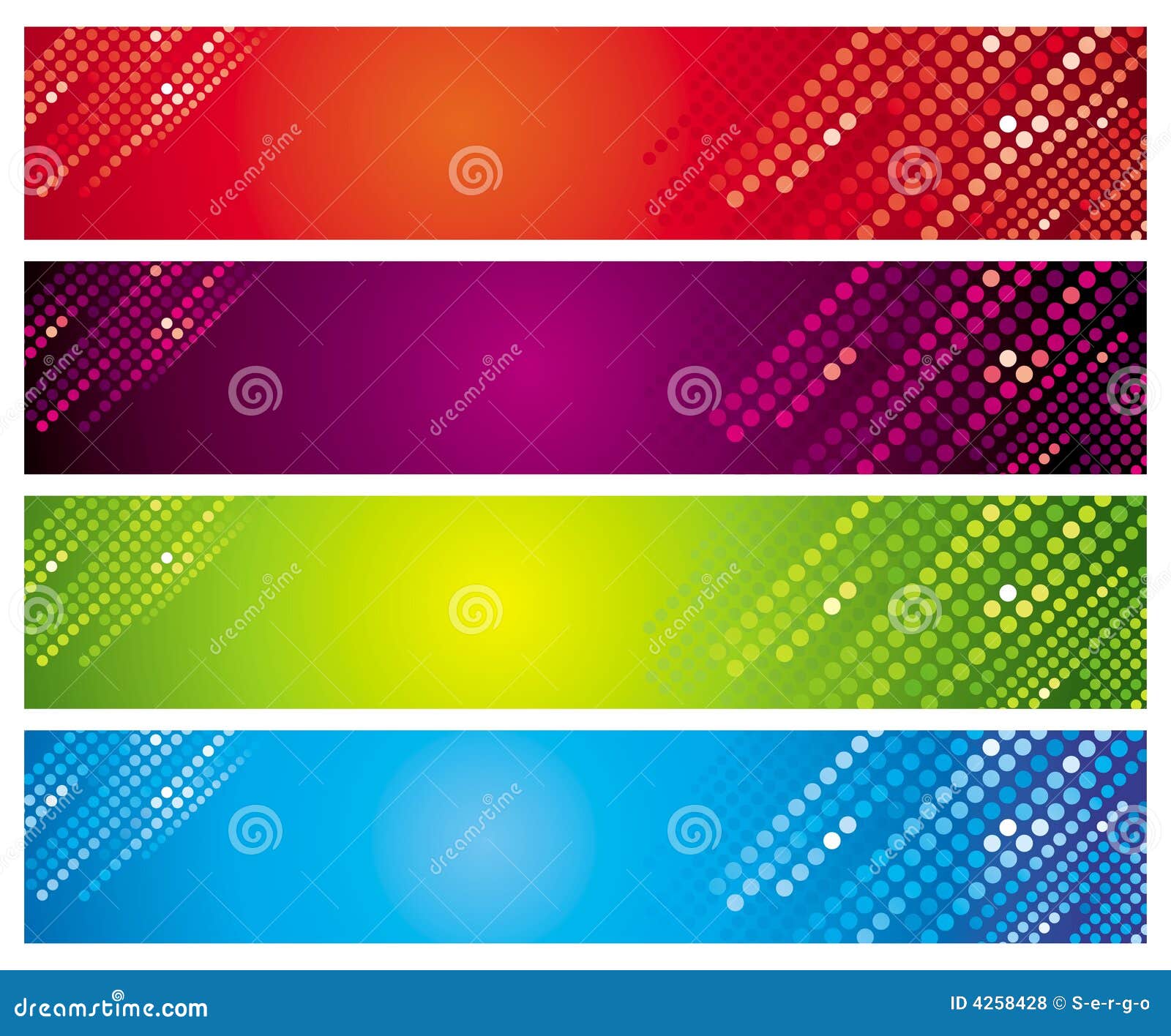 знамена покрасили 4 multi иллюстрация вектора. иллюстрации ...