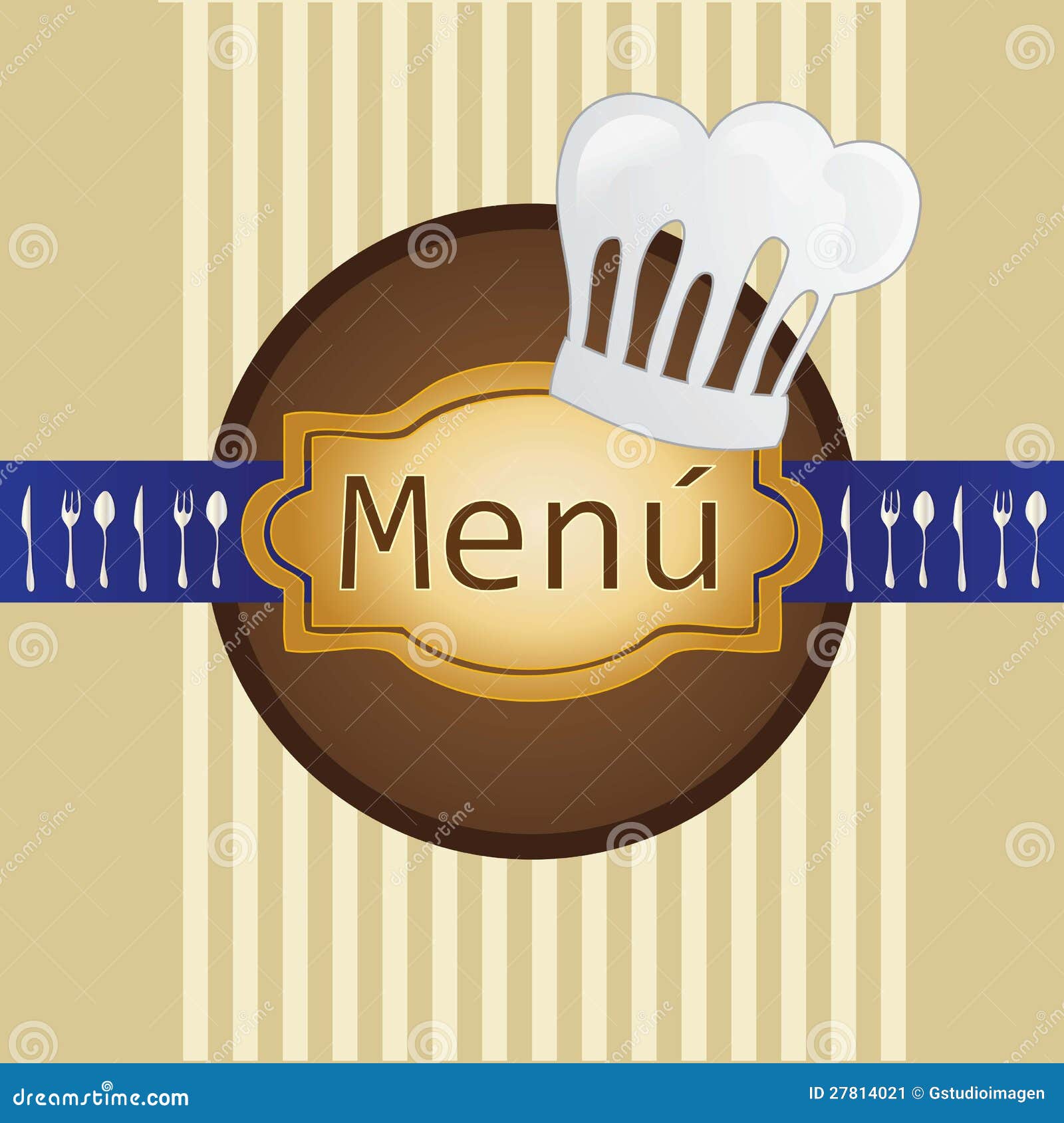 Иконы меню. Пример меню для иллюстрации вектора ресторана