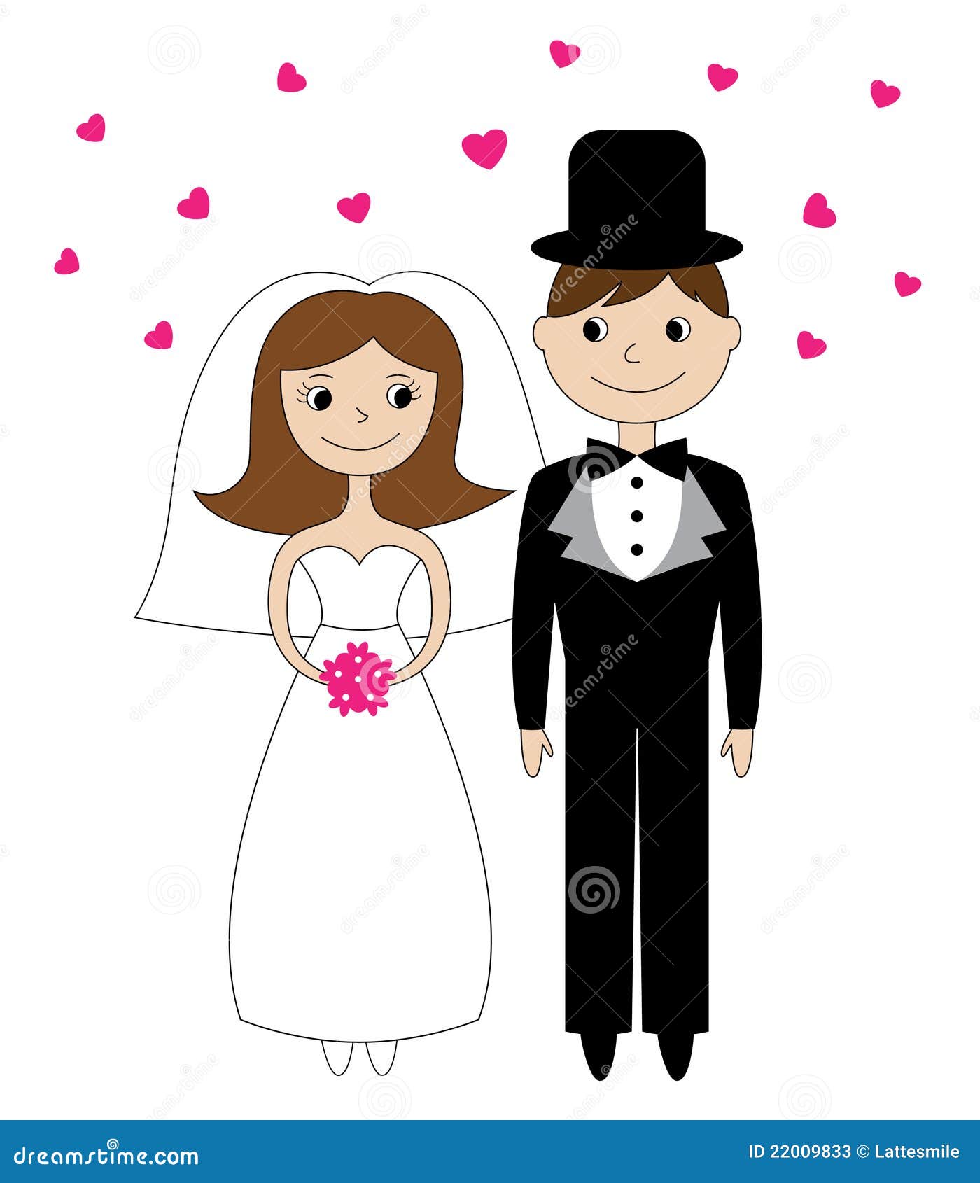 Человечки жених и невеста