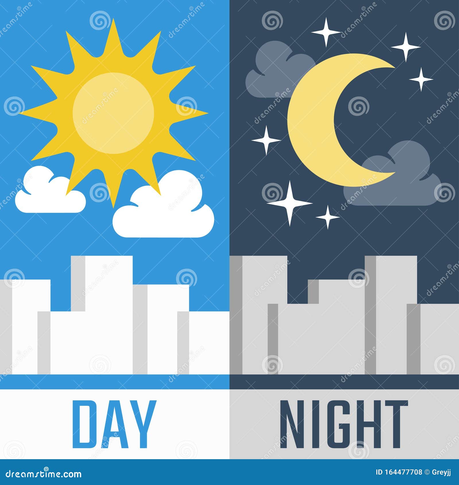 Логотип день ночь