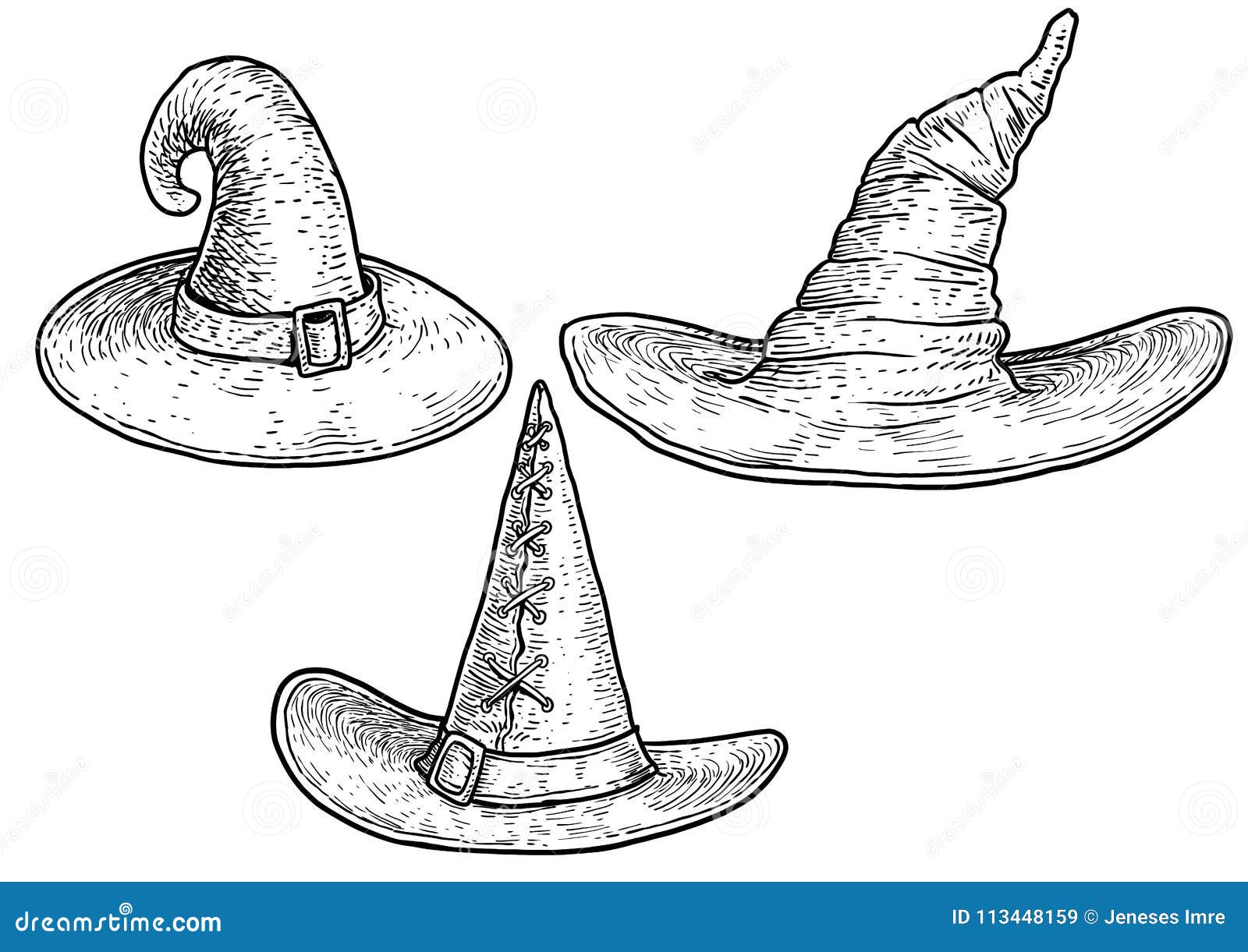 Ведьминские шляпы рисунок
