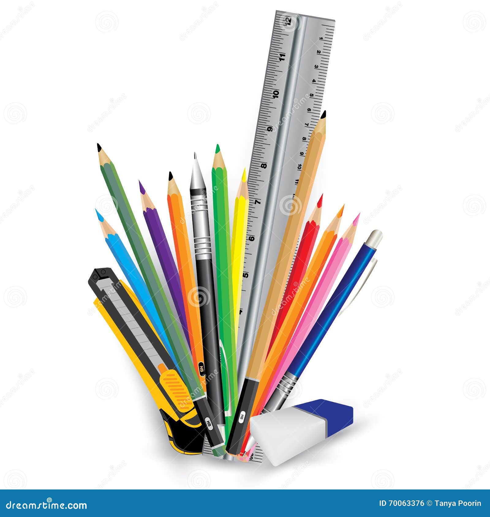 Ручки линейки карандаши