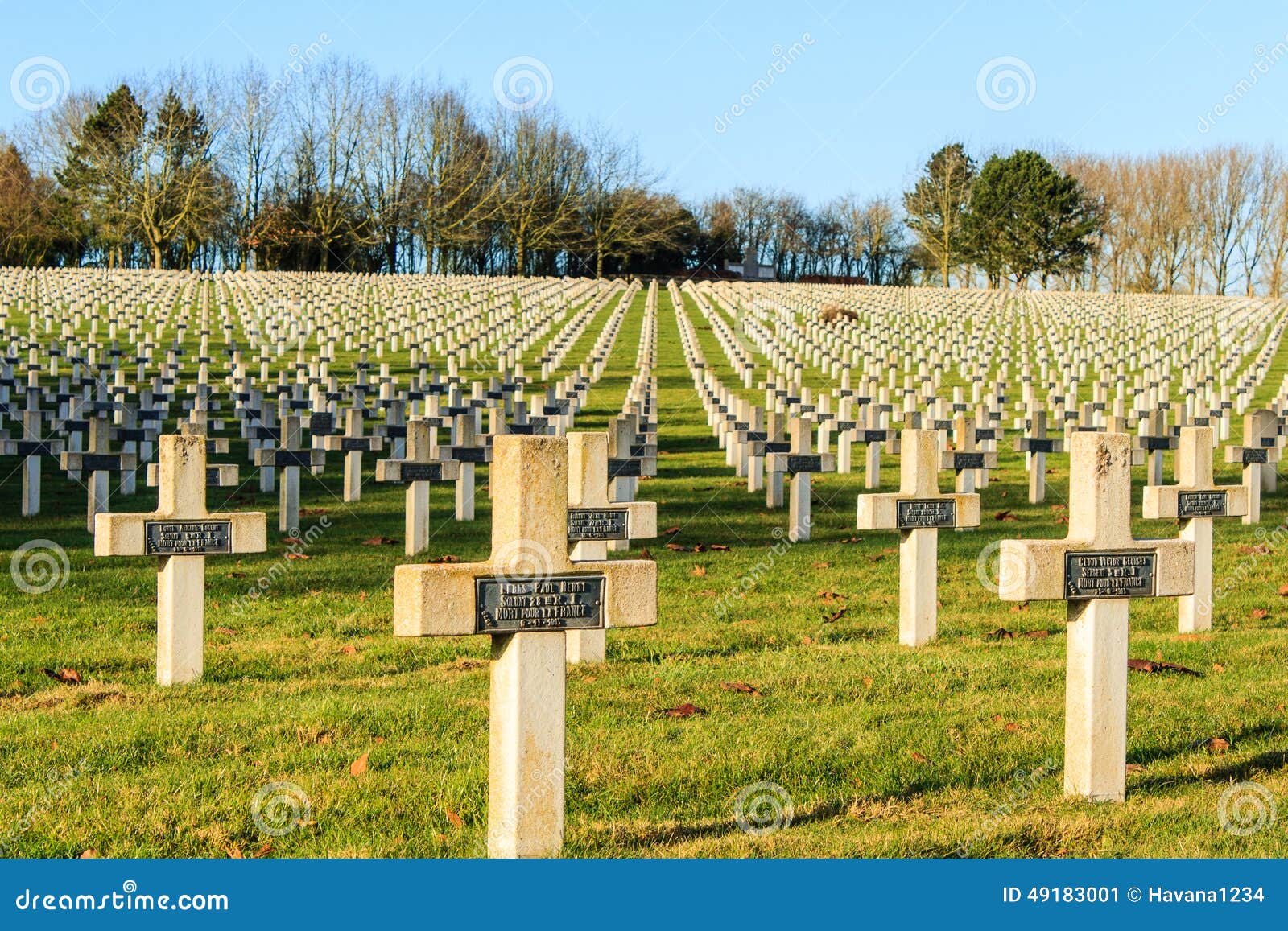 Мемориальное кладбище 1 мировая Франция