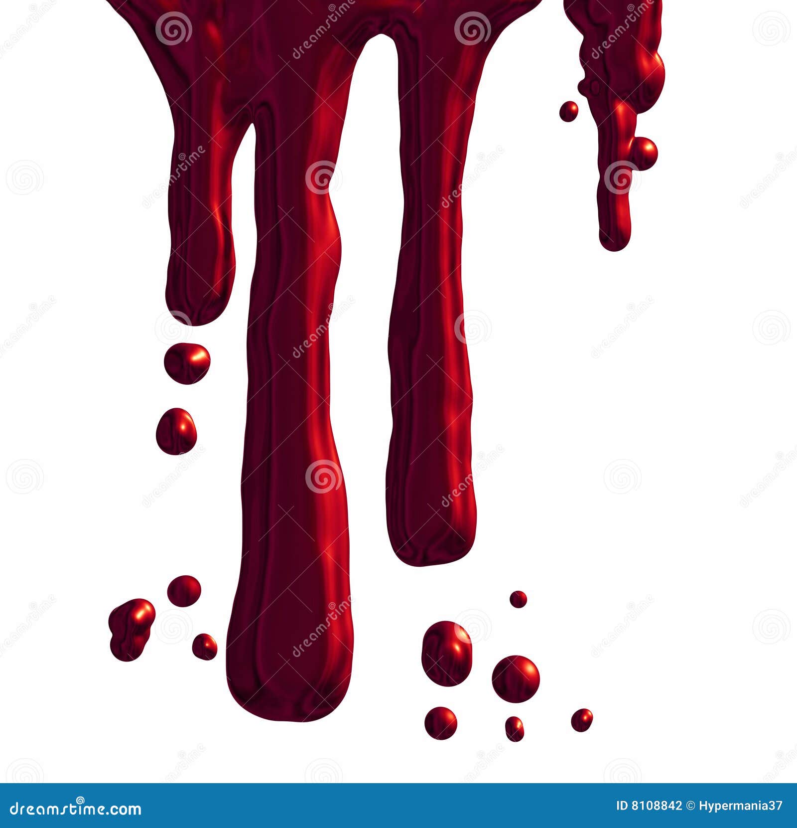 Как нарисовать потеки крови