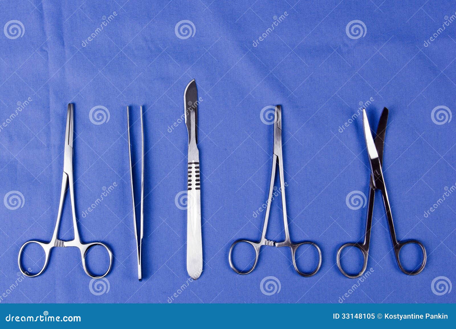 Инструменты для зажима тканей в хирургии