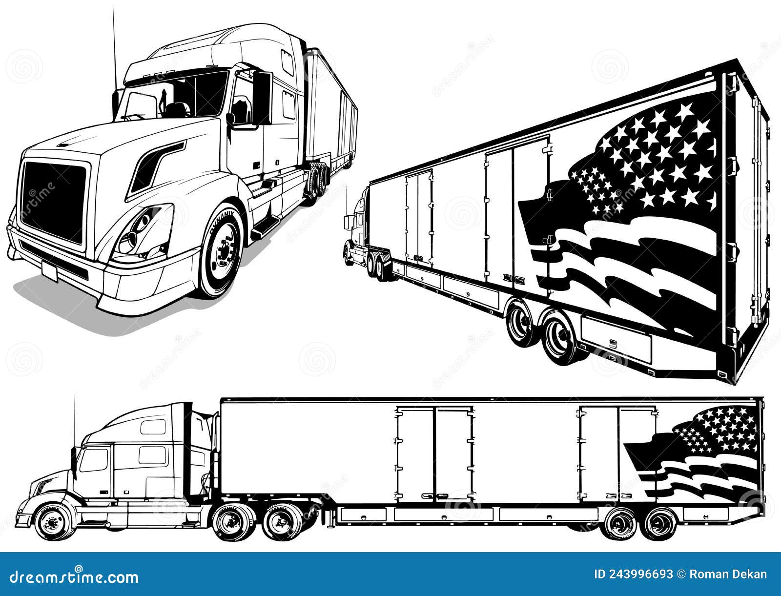 Рисунок американского тягача Аргос