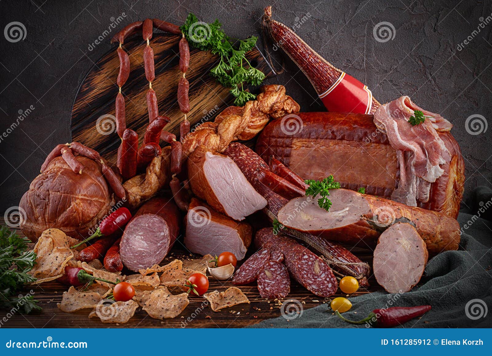 Мясокопчёности ассортимент