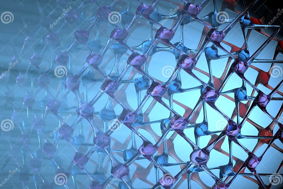 кристаллическая решетка иллюстрация штока. иллюстрации насчитывающей ...