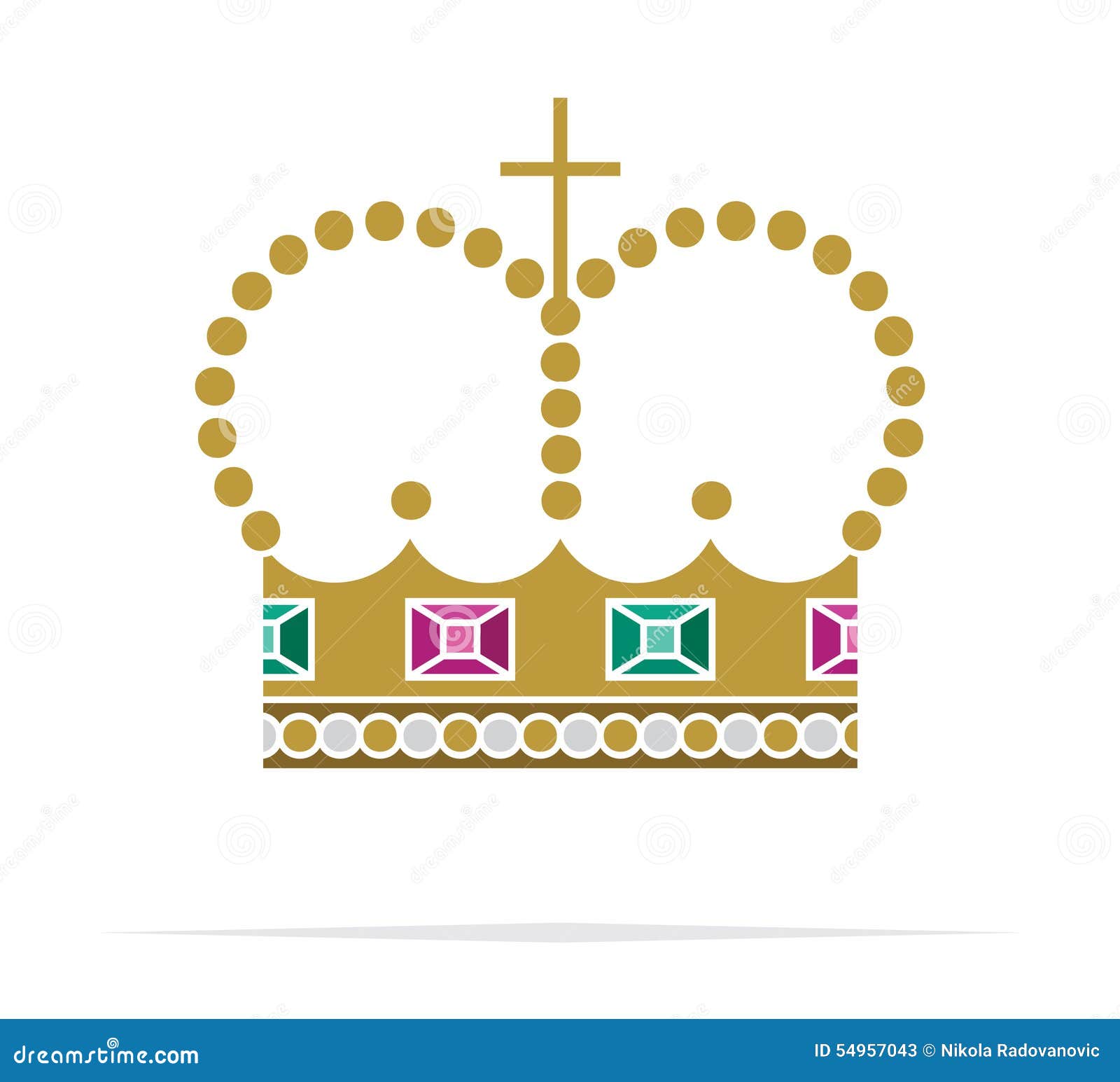 крона иллюстрация вектора. иллюстрации насчитывающей график - 54957043