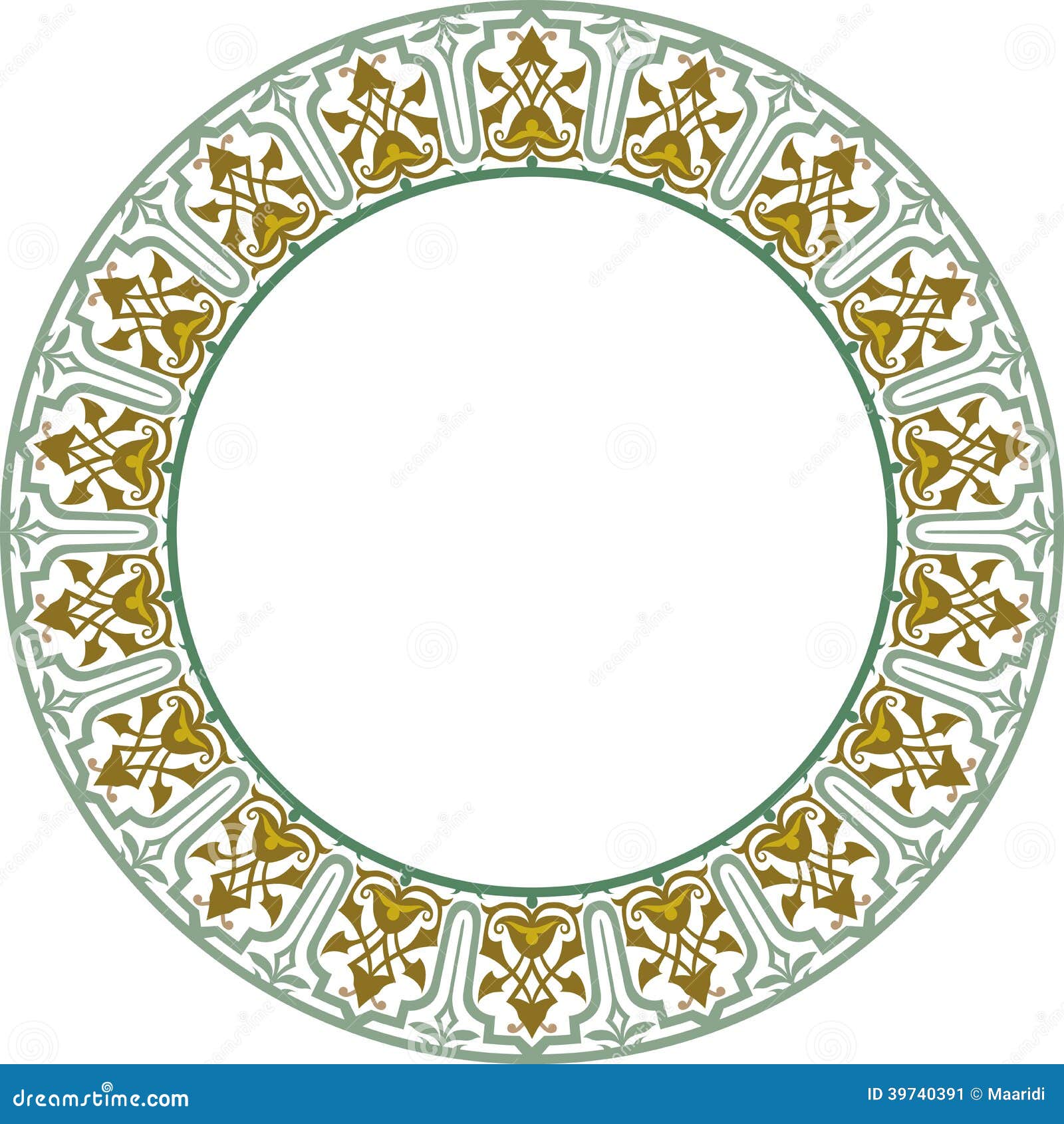 Православный орнамент по кругу