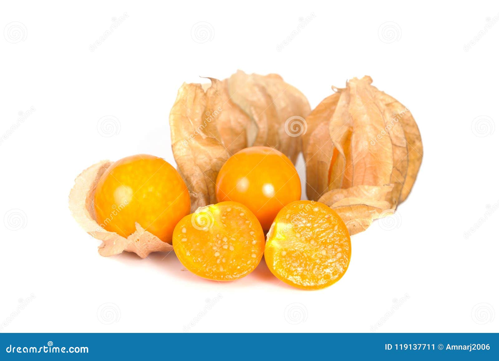 Крыжовник накидки, физалис изолированный на белизне Стоковое ...