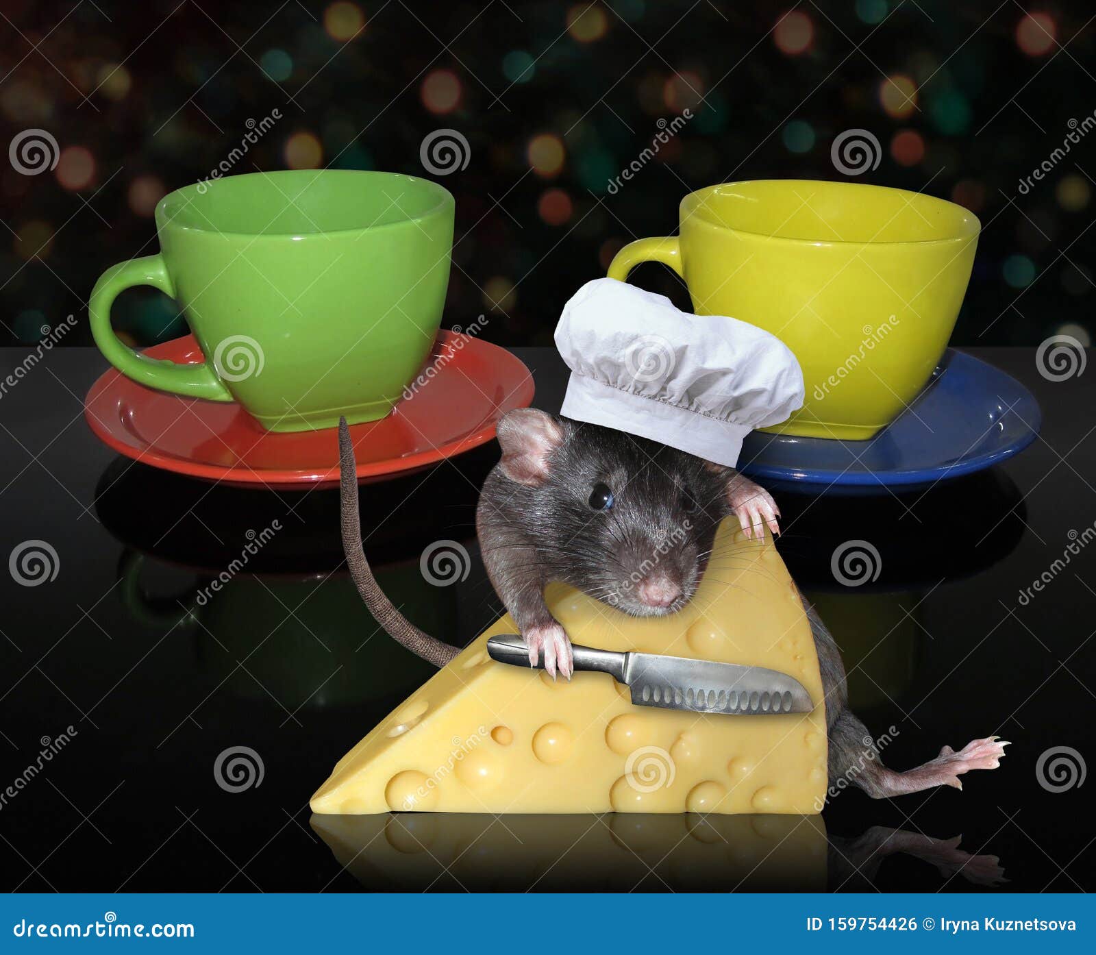 крыса на кофейной