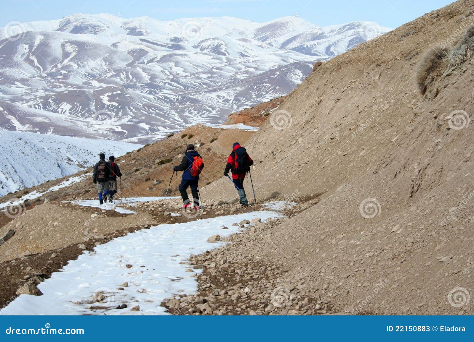 Ландшафт горы и trekking. Landscapeand горы trekking. Фото принятое в Aladaglar, Турция