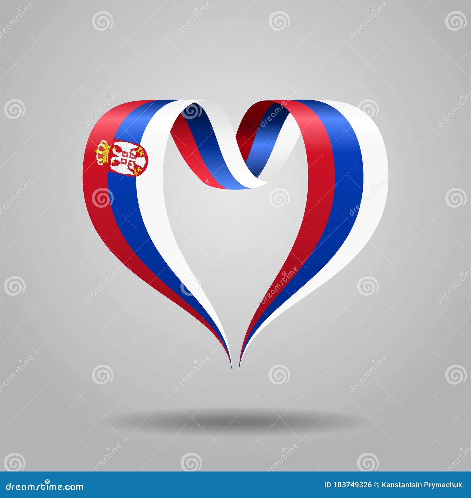Российский Флаг Сердце