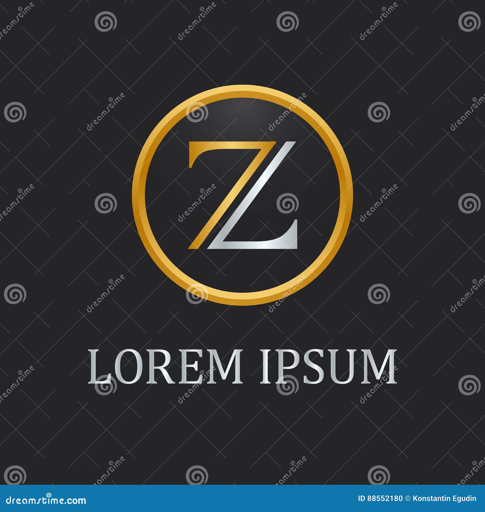 Логотип письма z элегантный