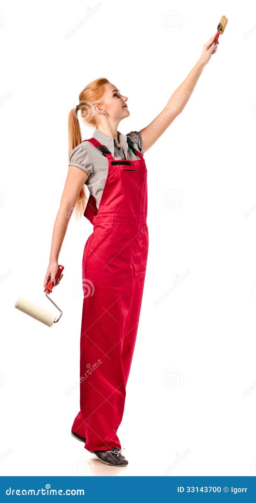 Маляр стоковое фото. изображение насчитывающей люди, одежда - 33143700