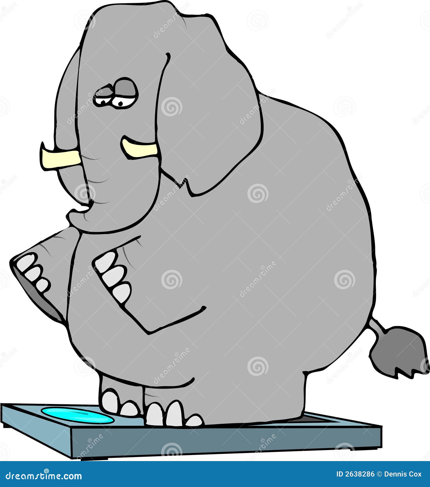 маштабы слона. ванная комната показывает стоять маштабов иллюстрации слона