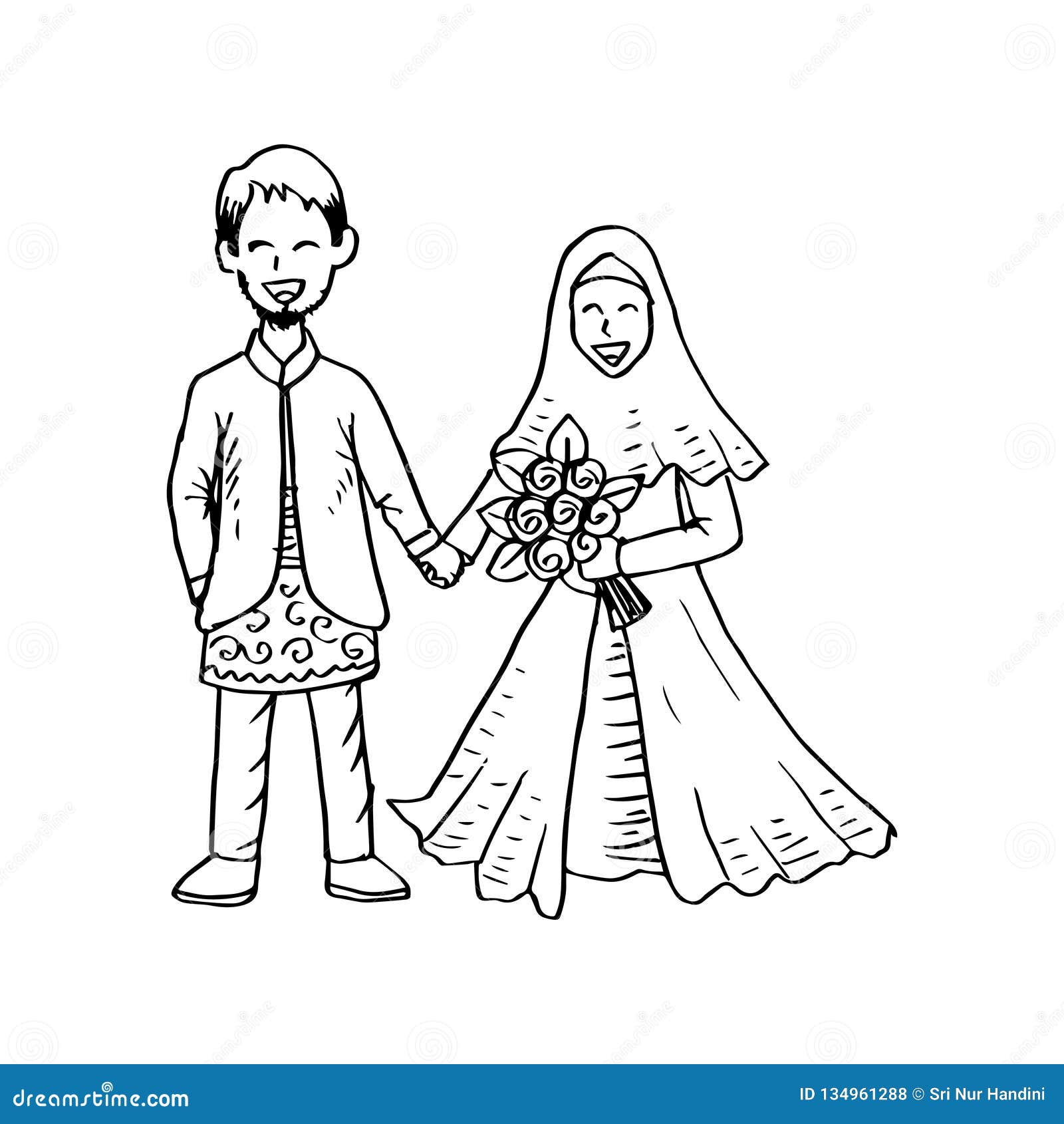 Свадебные открытки. Мусульманские