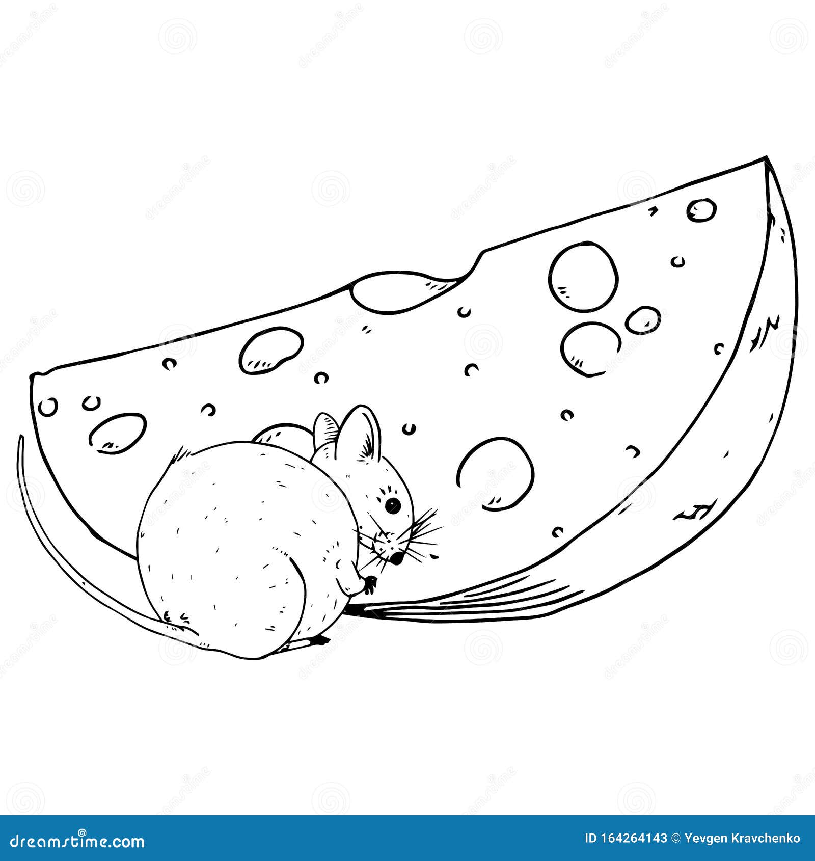 Рисование сыр для мышки