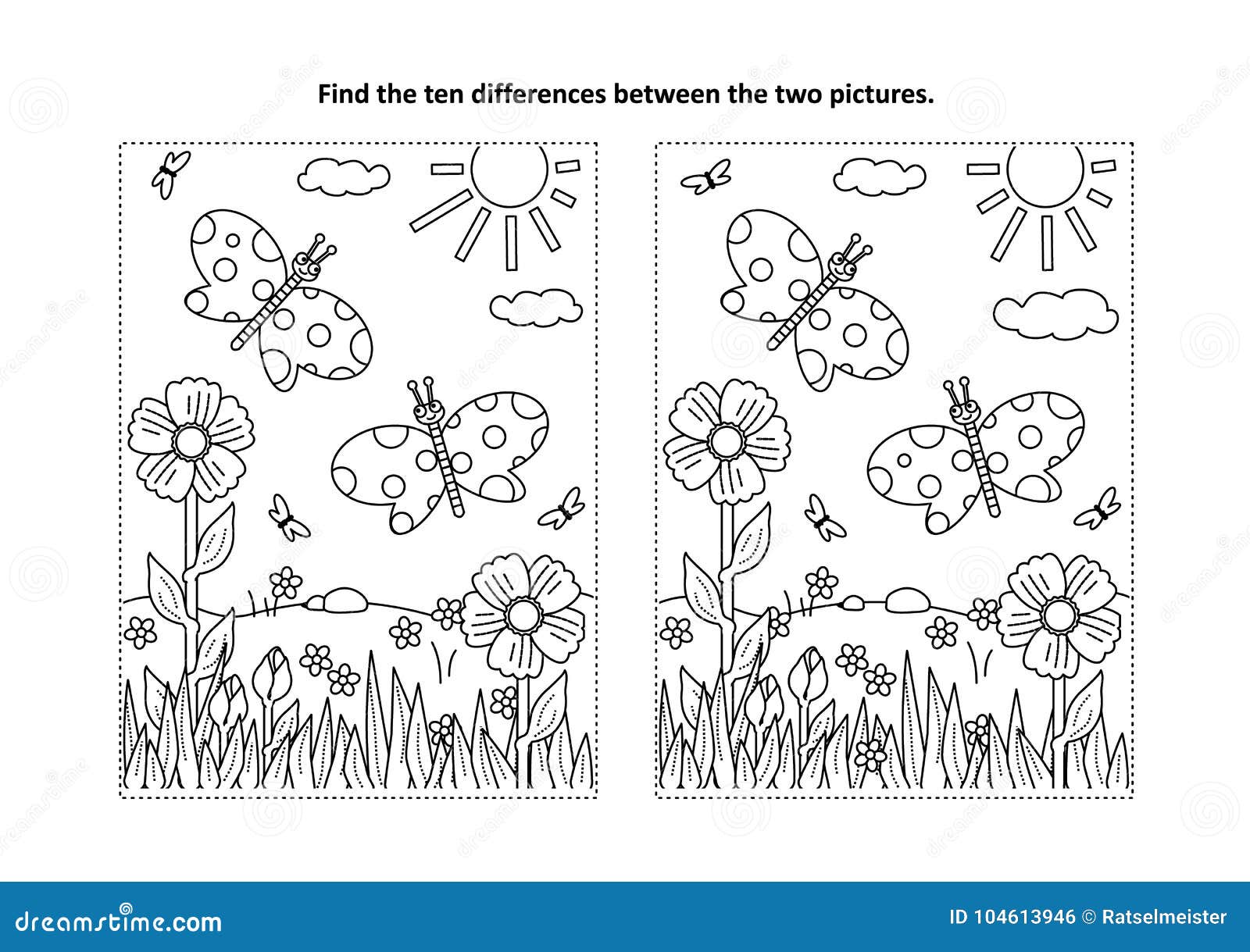 Найди отличия цветы