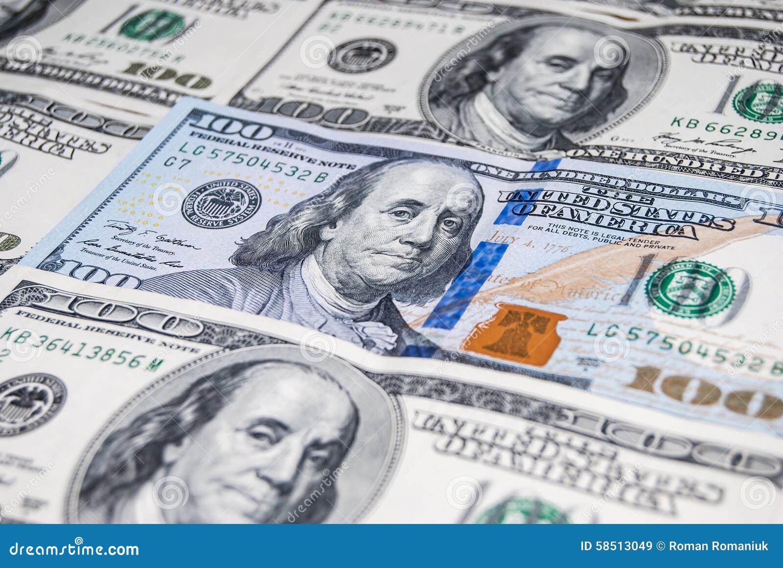 Новый и старый доллар 100 американцев Стоковое Изображение ...