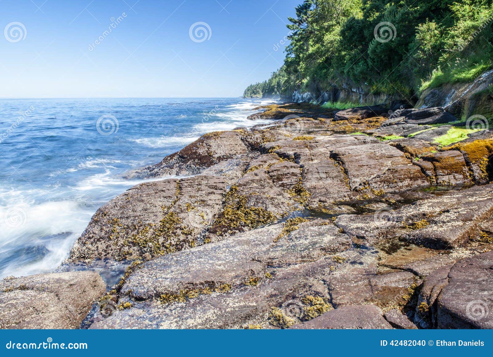 Олимпийское побережье 5 полуострова Стоковое Фото - изображение ...