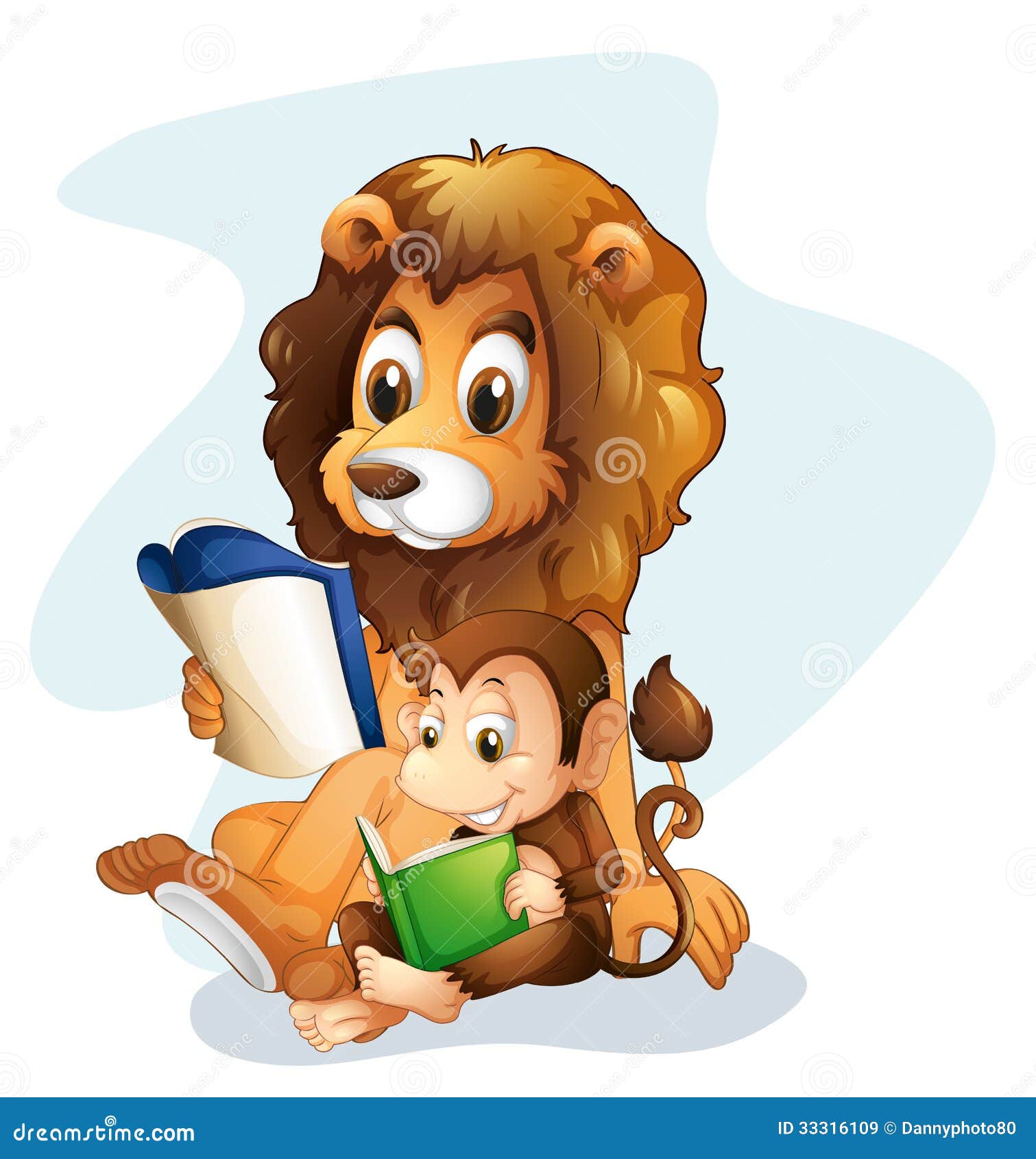 Львенок с книжкой