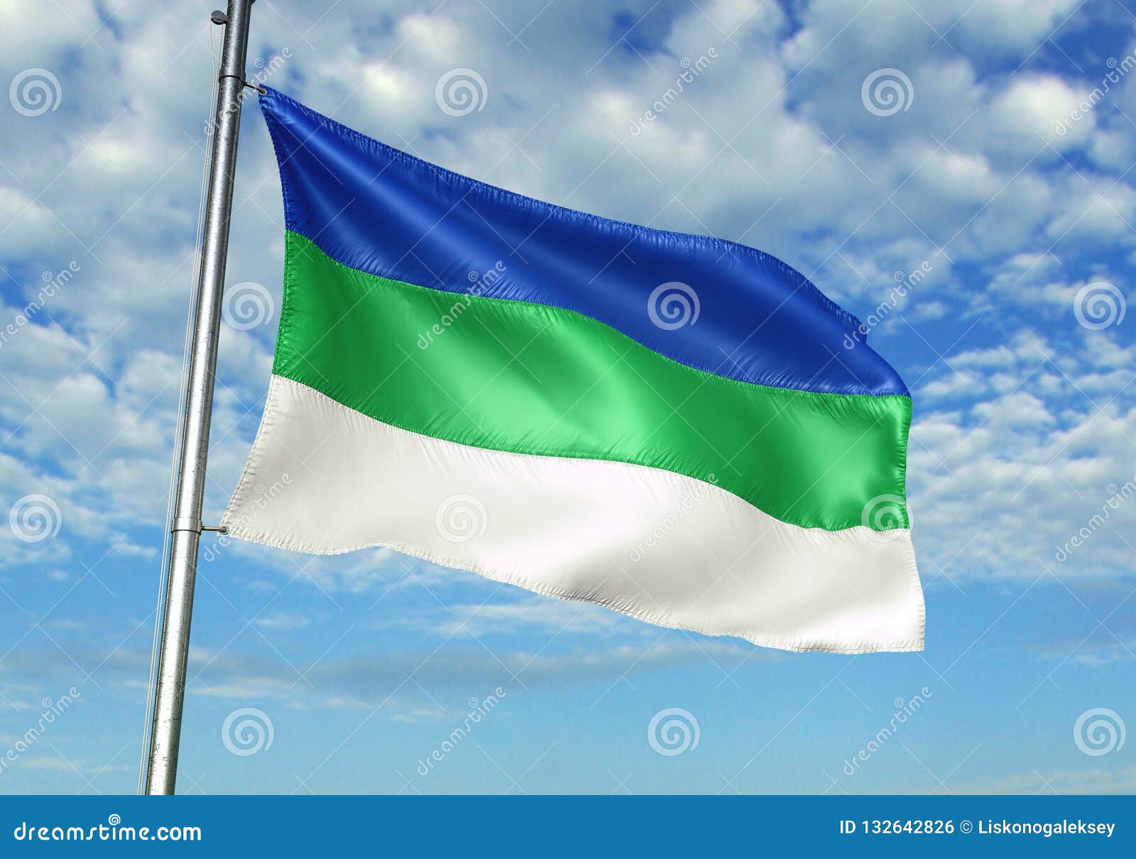 Коми флаг фото