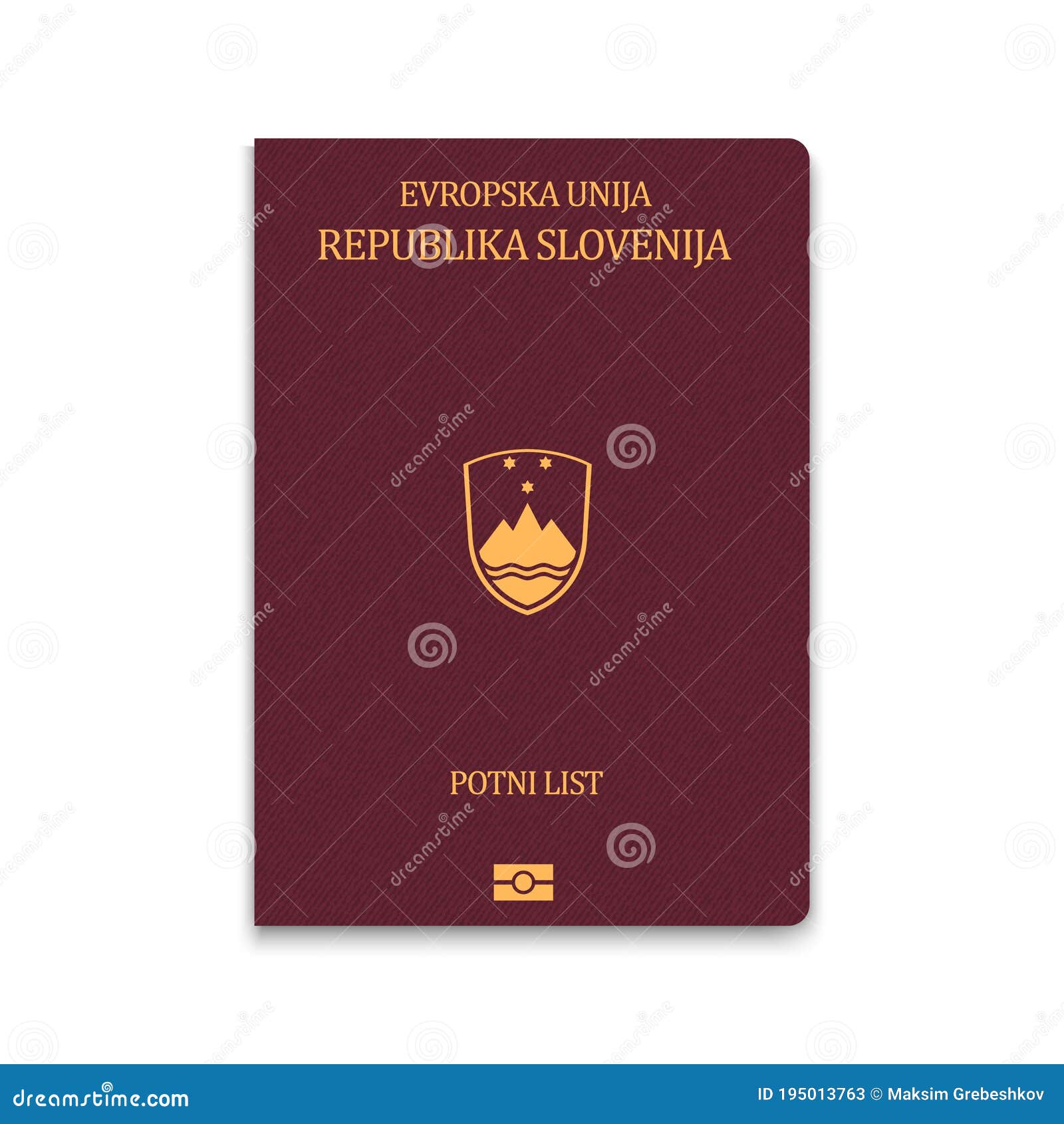 паспорт словении