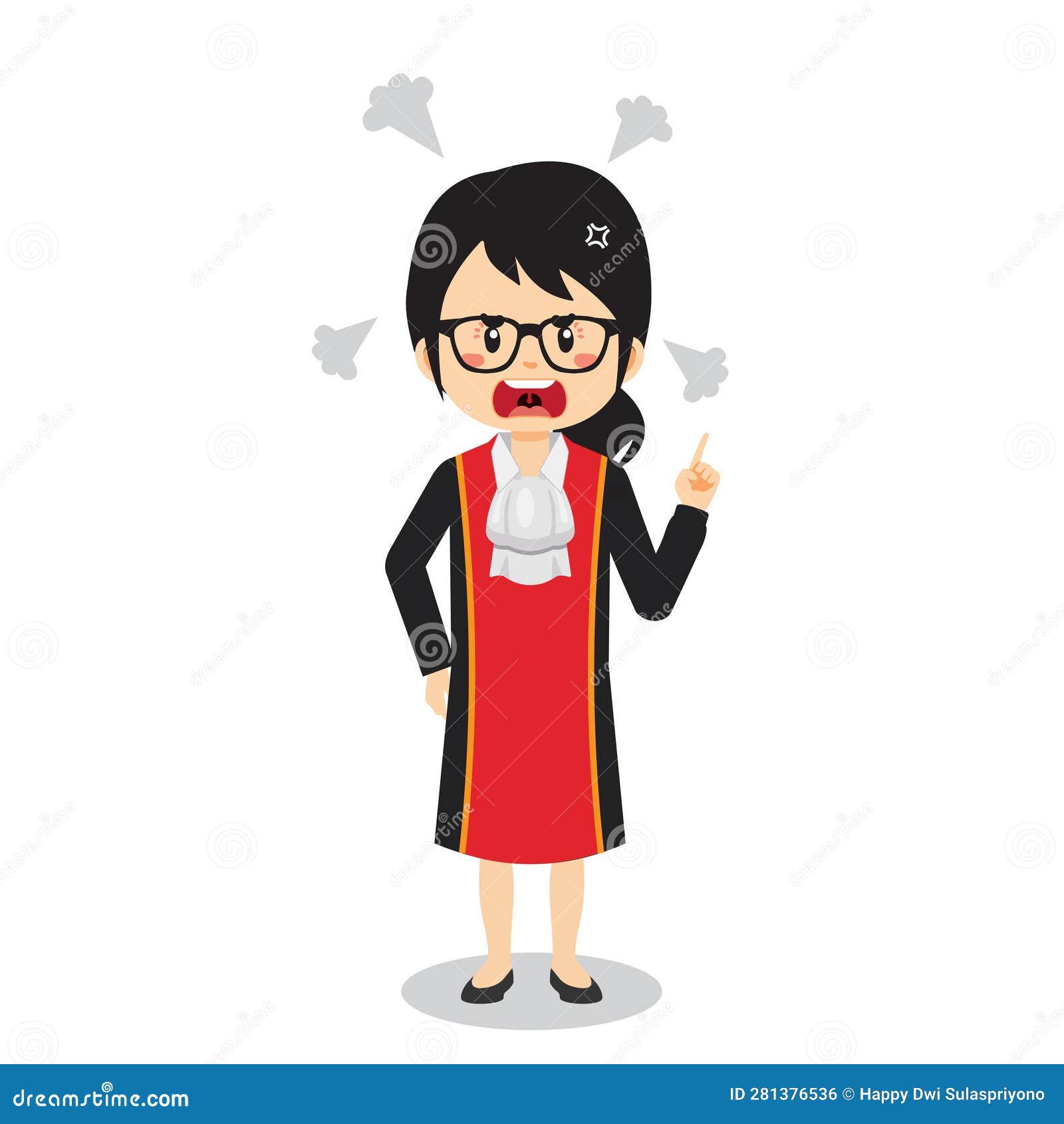 персонаж судьи зол иллюстрация вектора. иллюстрации насчитывающей ...