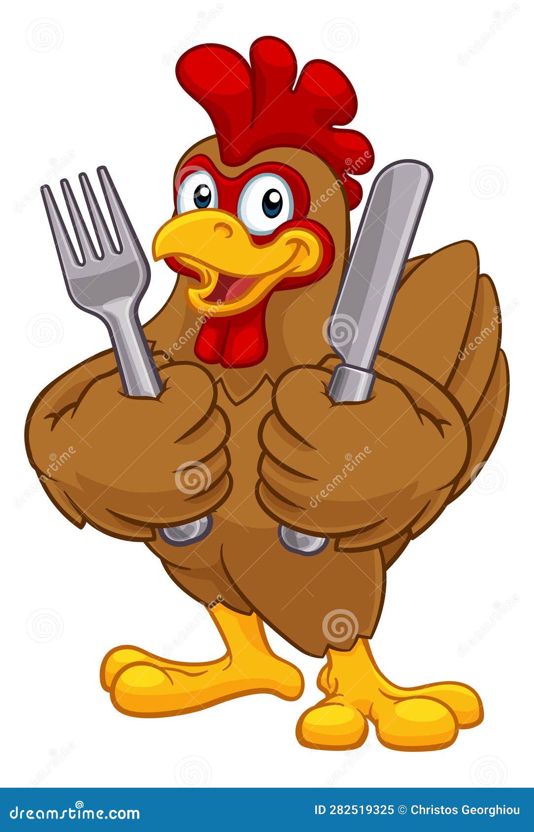 петух петух петух петух и вилка Иллюстрация вектора - иллюстрации ...