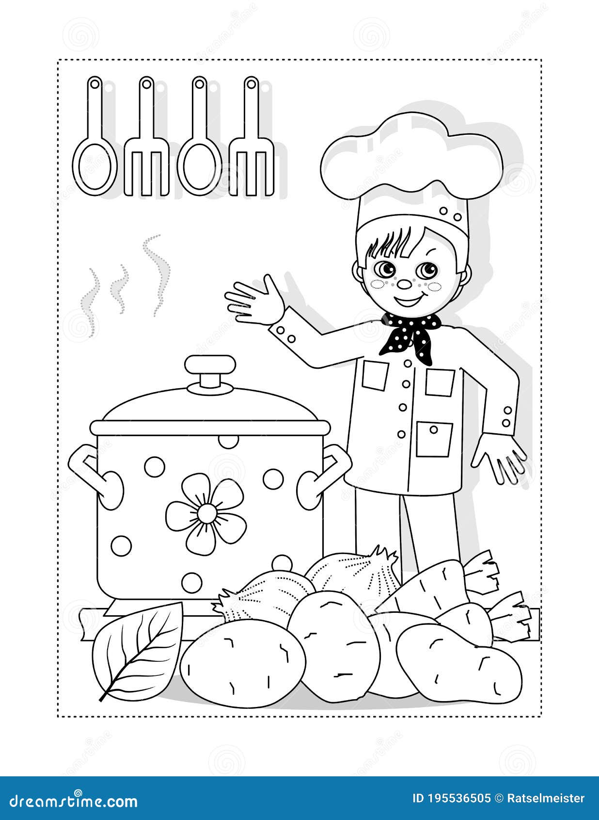 Little chief coloring page stock vector. Illustration of educational