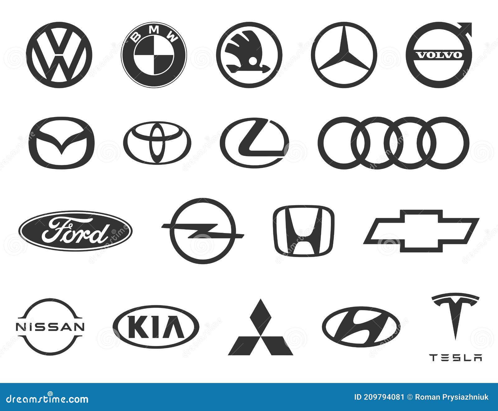 Tổng hợp logo of branded cars được yêu thích và tin dùng