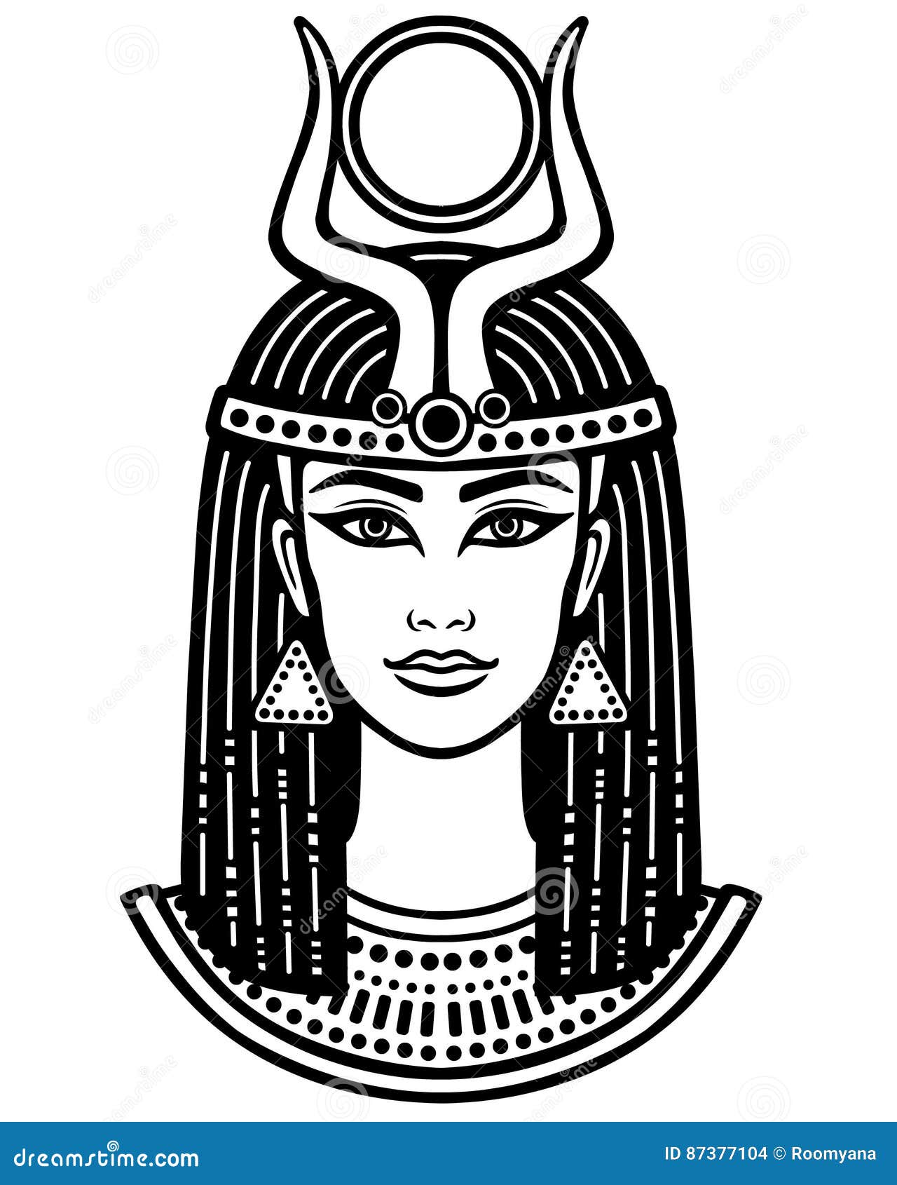 Богиня Египта вектор