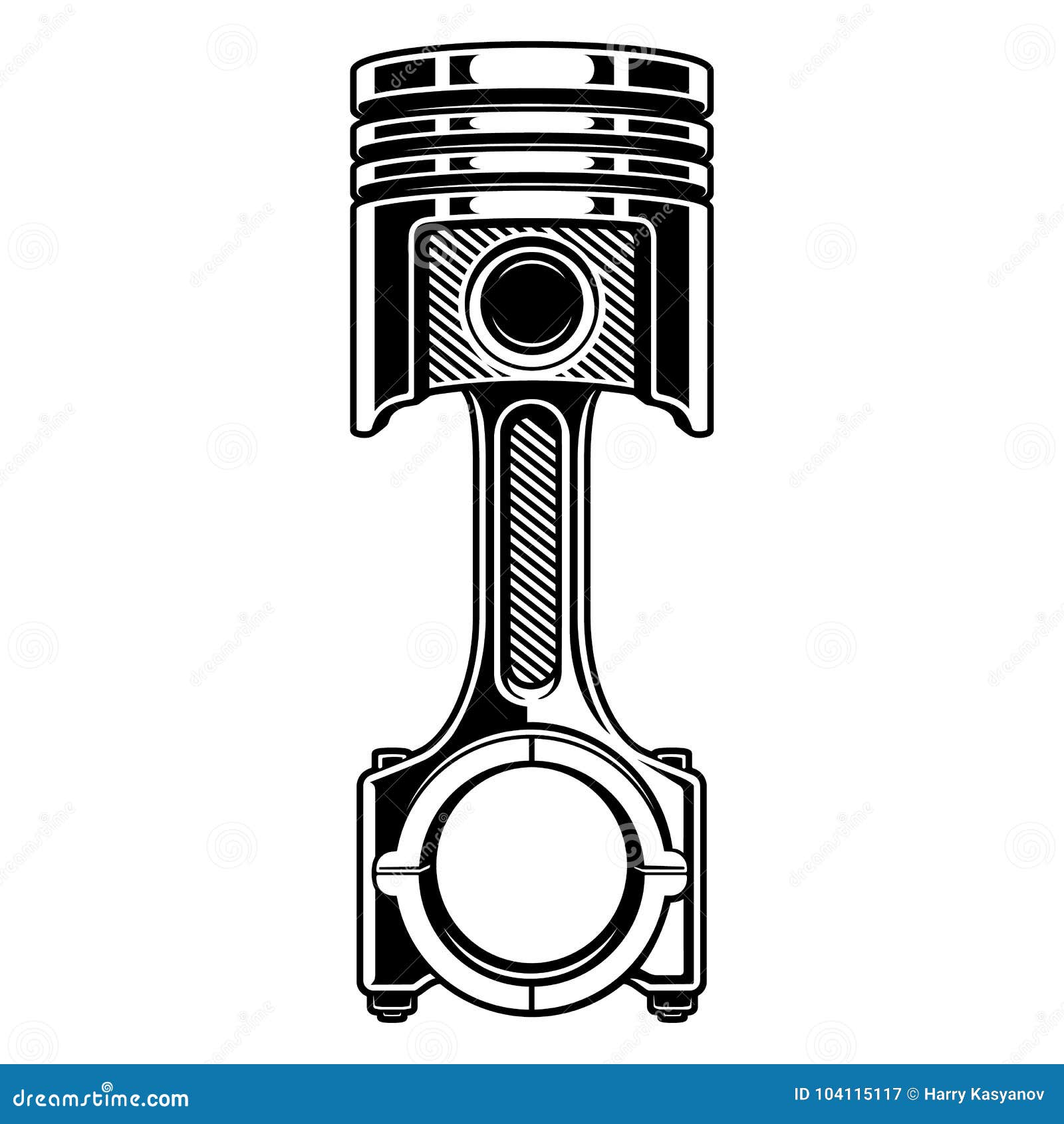 поршень иллюстрация штока. иллюстрации насчитывающей ярлык - 104115117