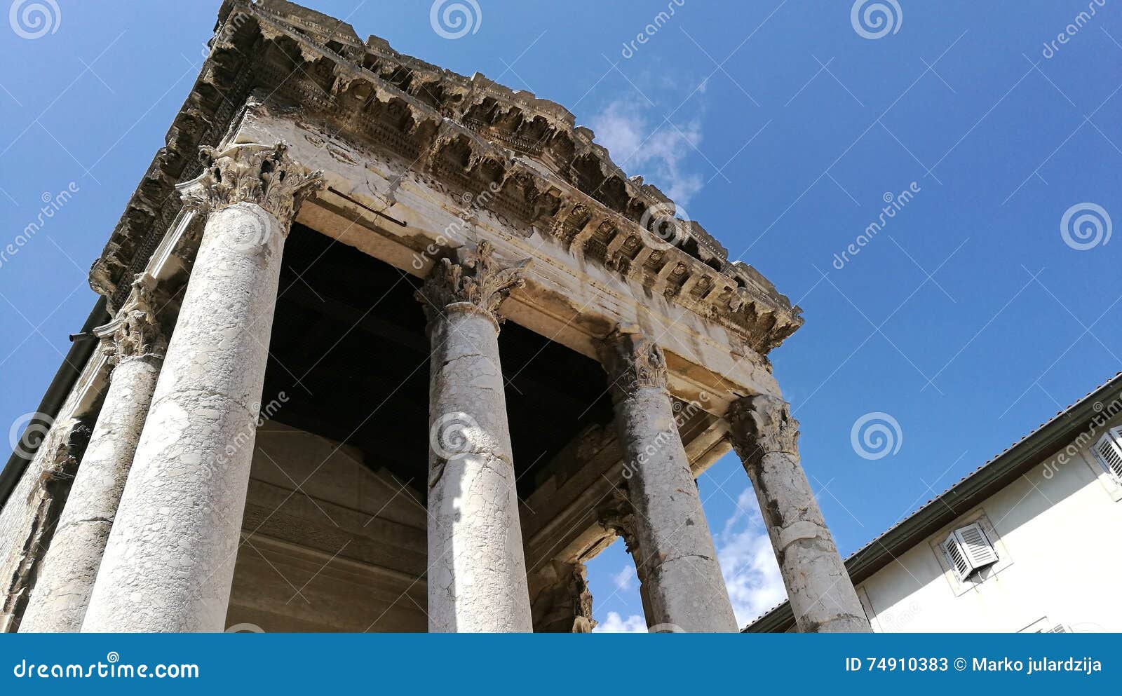 Пулы виска Augustus. старая римская империя