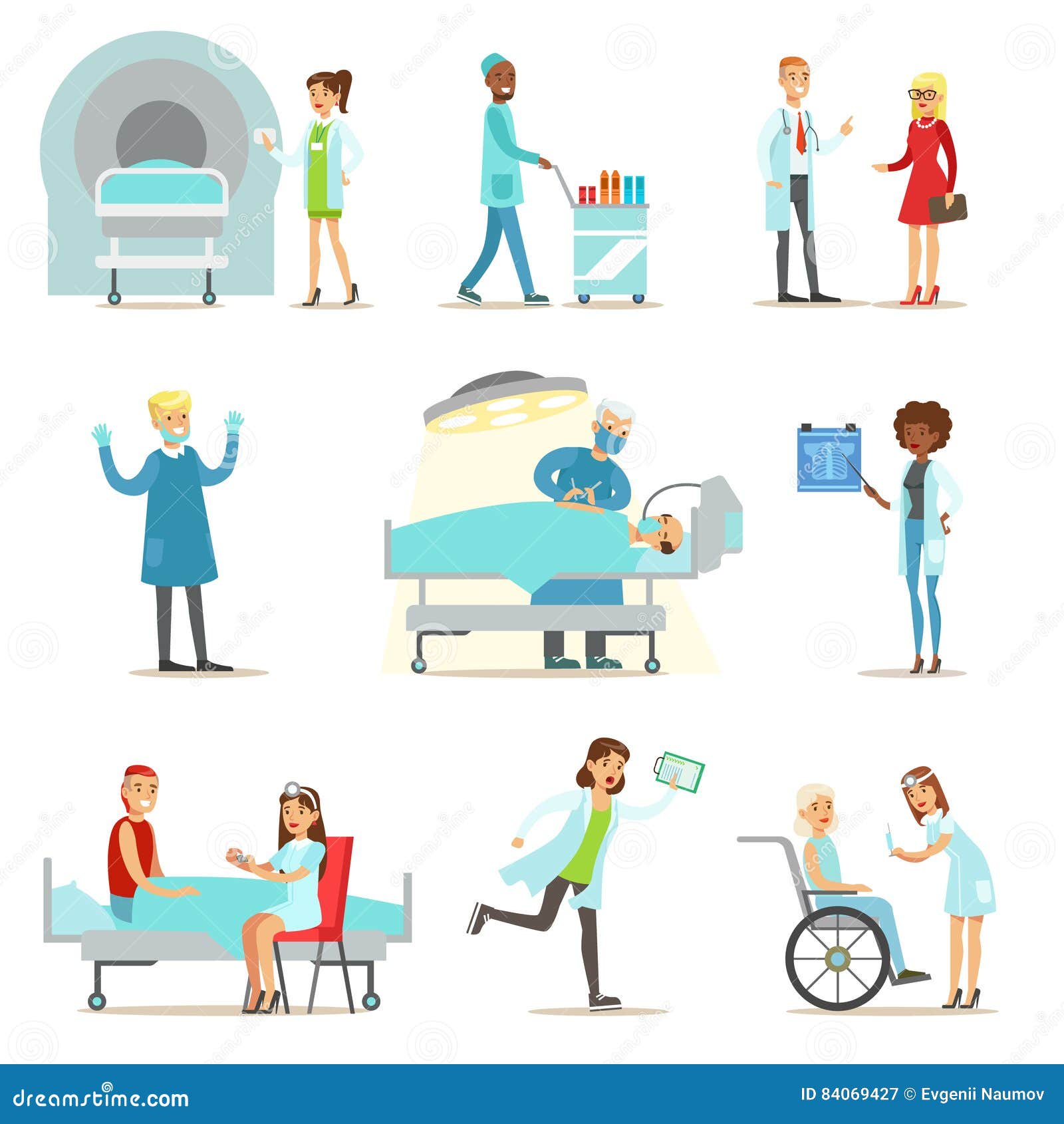 Раненые и больные пациенты в больнице получая медицинское ...