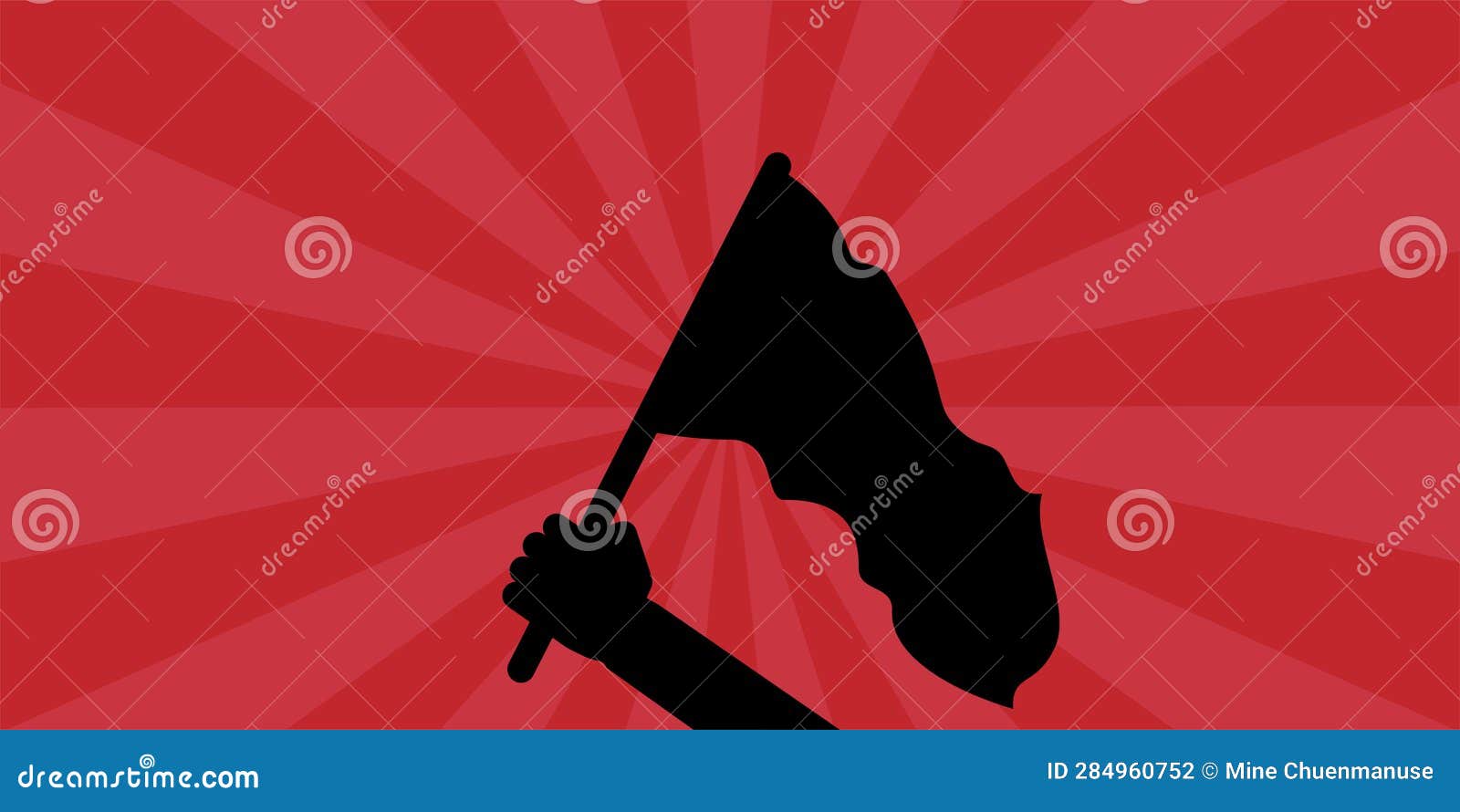 рука в черном с красным лучом Иллюстрация штока - иллюстрации ...