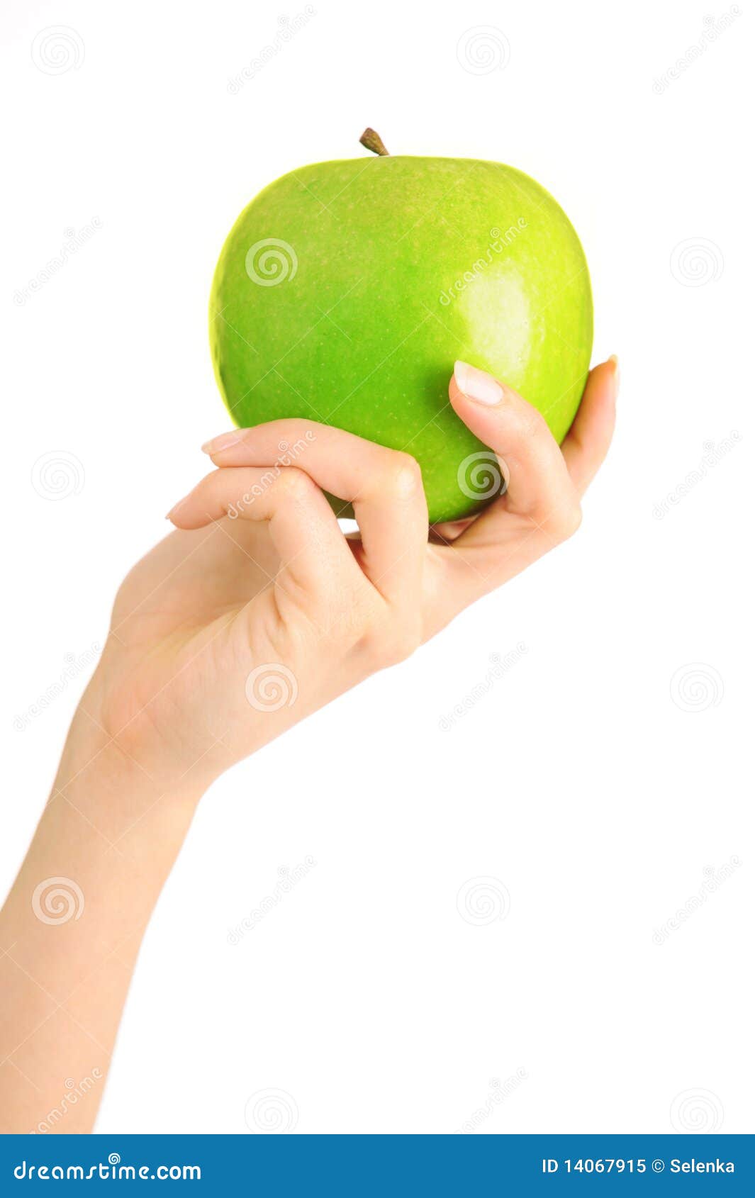 Яблоко в руке